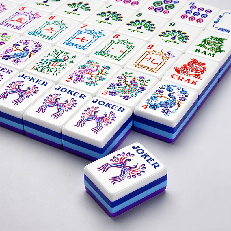 Peacock Royale Mahjong Tiles product view 2