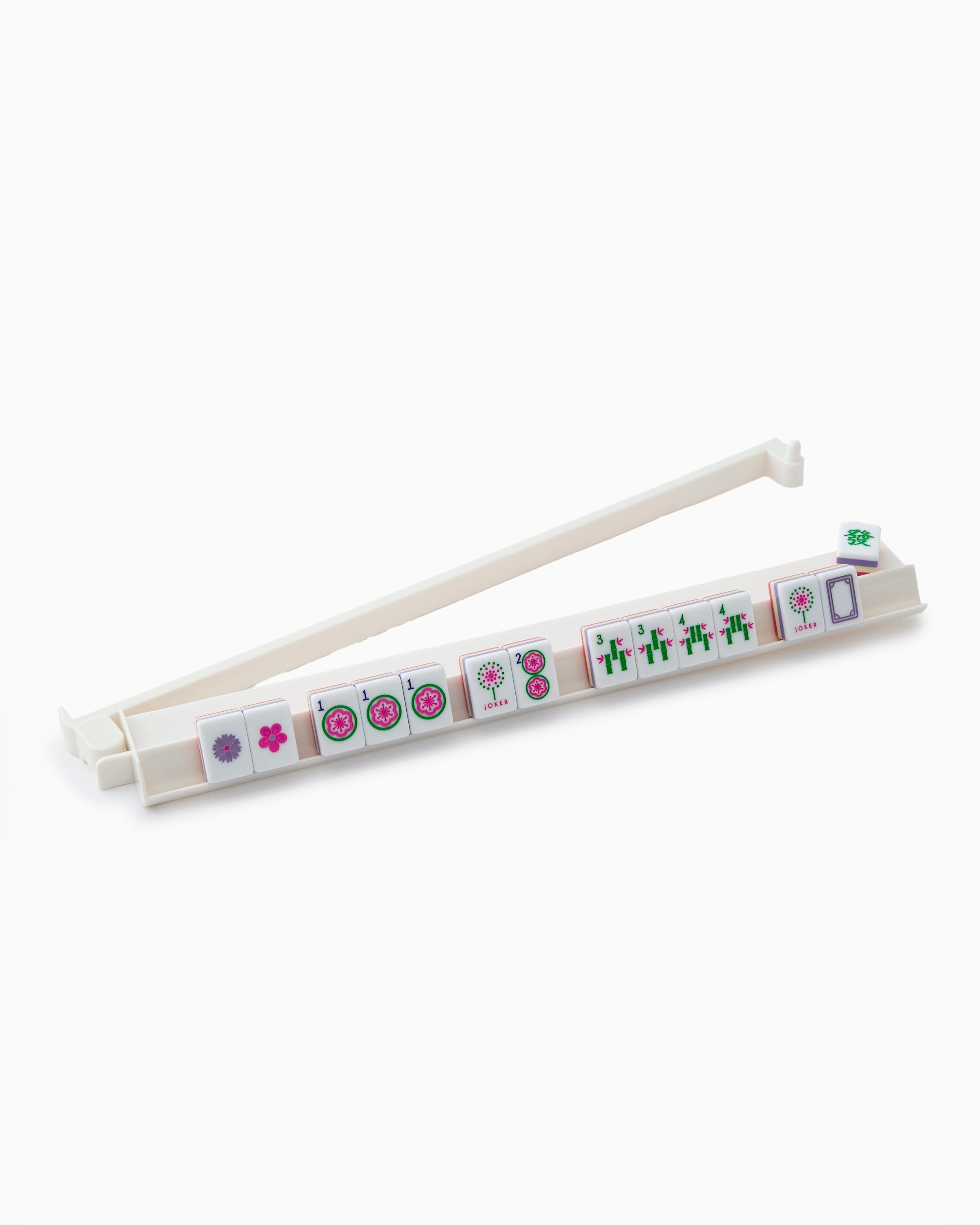 White Acrylic Rack & Pusher Set product view 4