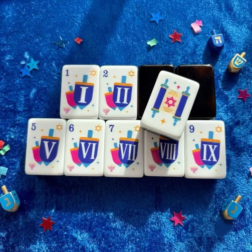 Hanukkah Glow Mahjong Tiles product view 3