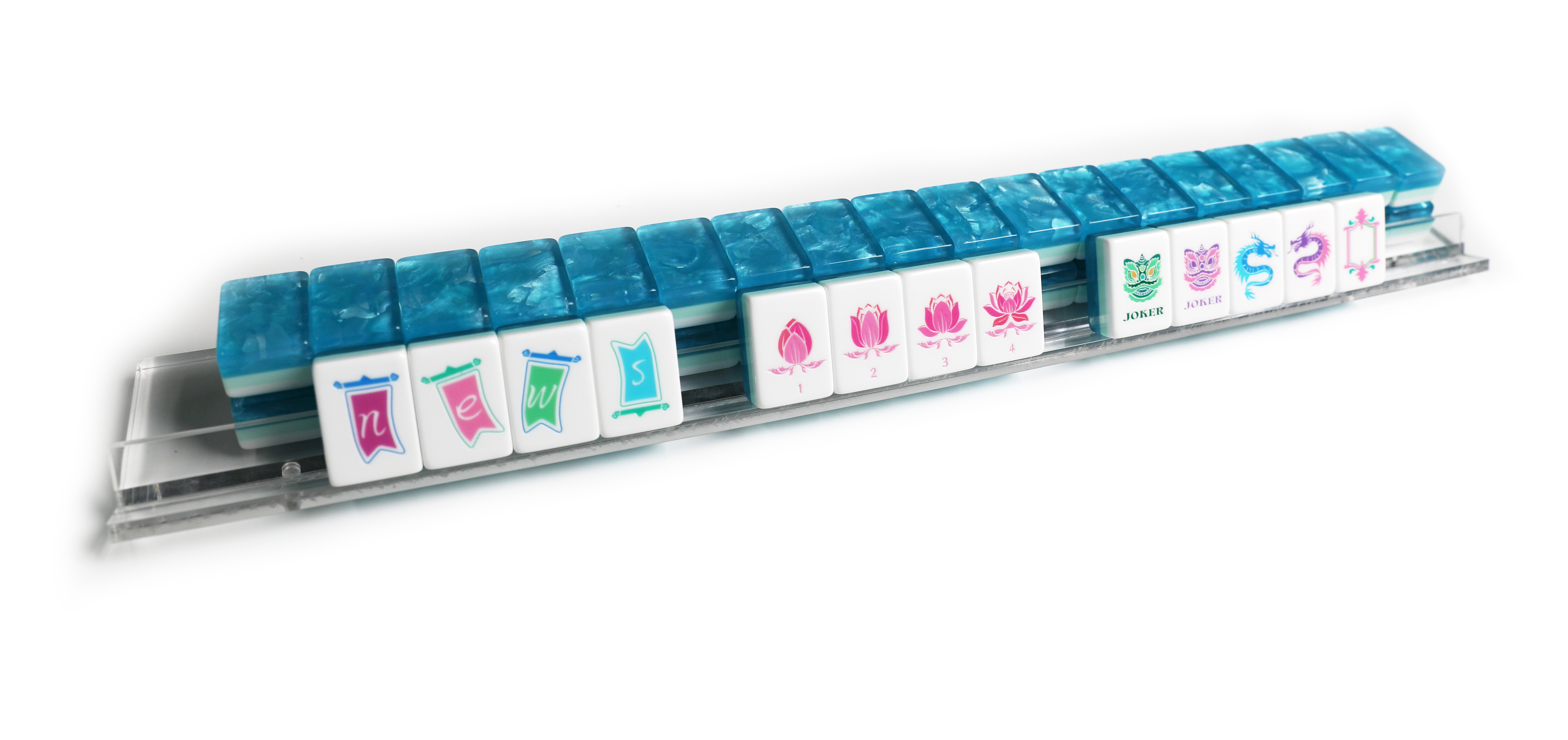 Azure Pearl Mahjong Tiles product view 9