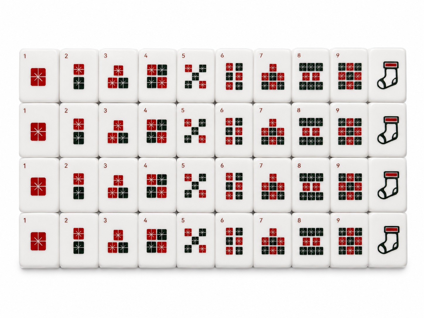 Christmas Cheer Mahjong Tiles product view 6