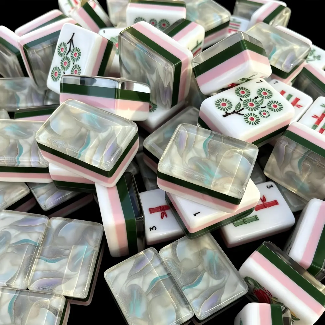 Pearl White Mahjong Tiles product view 2
