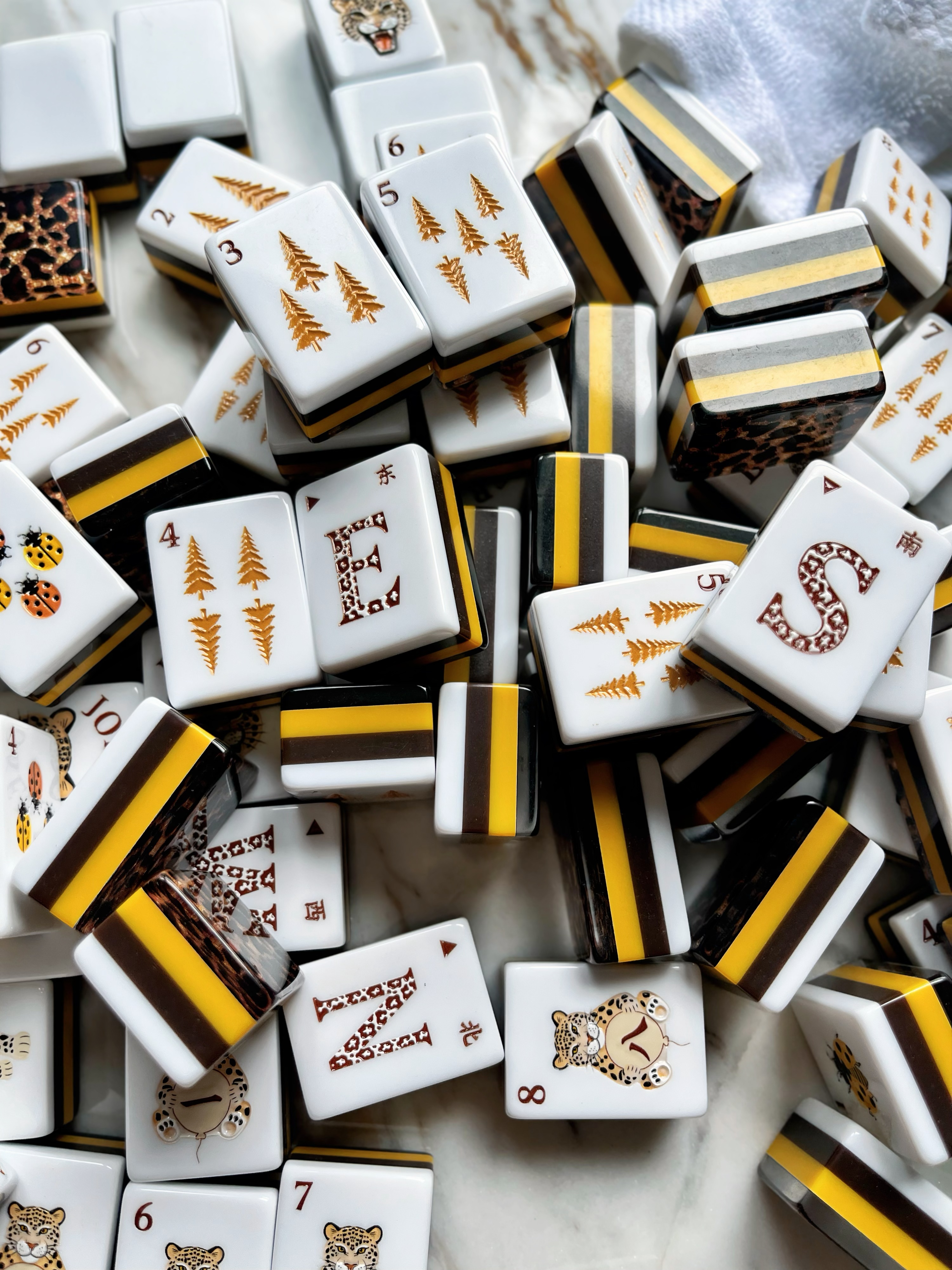 Leopard Luxe Mahjong Tiles product view 2