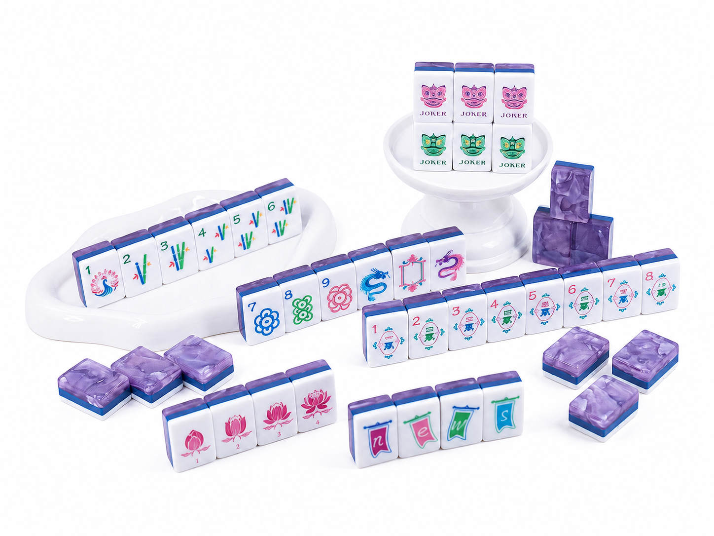 Lavender Dream Mahjong Tiles product view 7