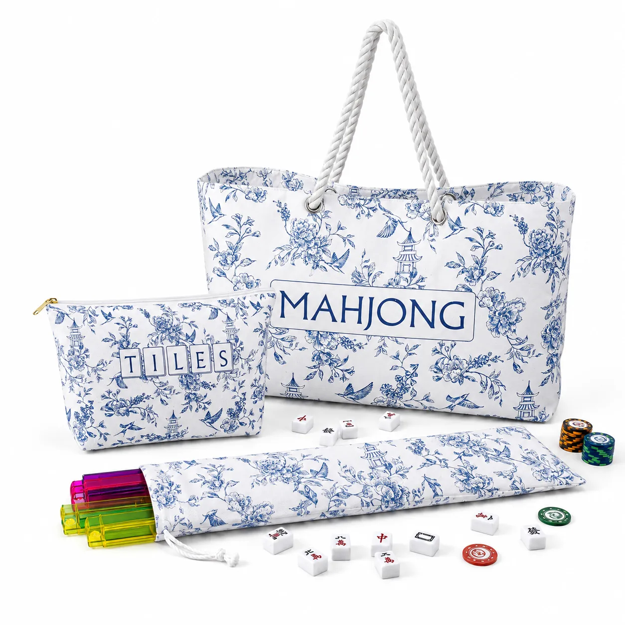 Jade Mist Mahjong Tiles product view 9