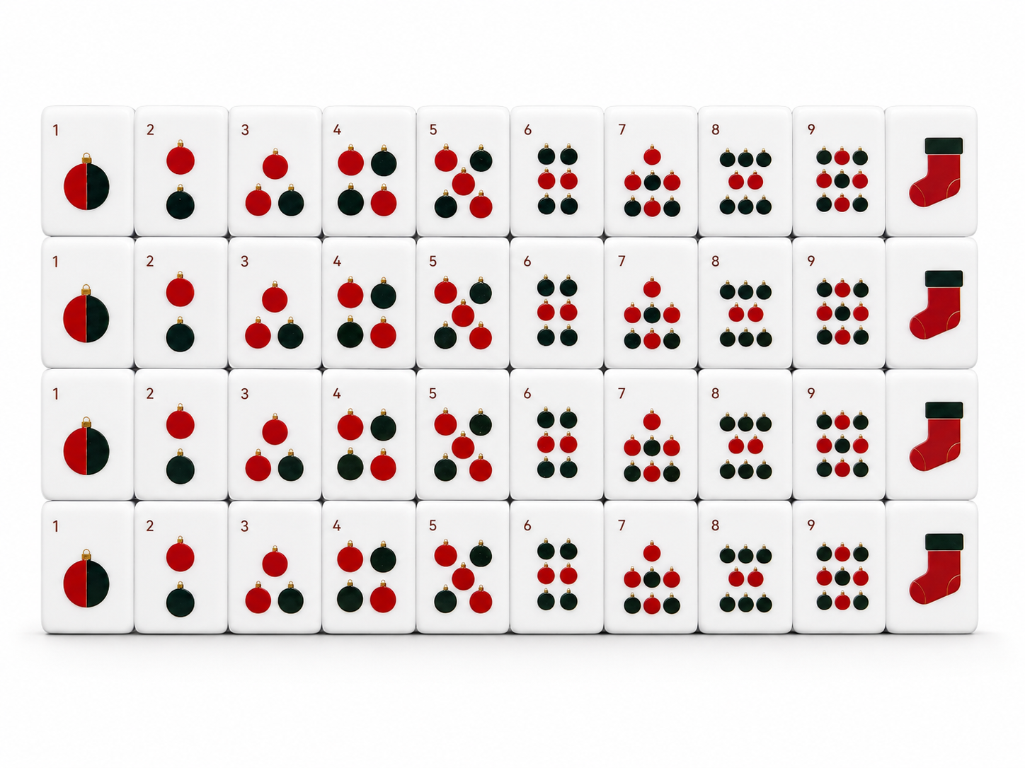 Christmas Cheer Mahjong Tiles product view 7