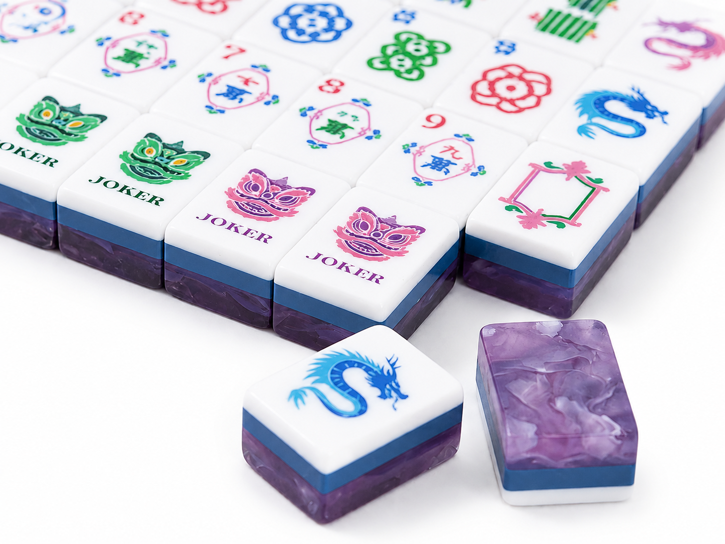 Lavender Dream Mahjong Tiles product view 2