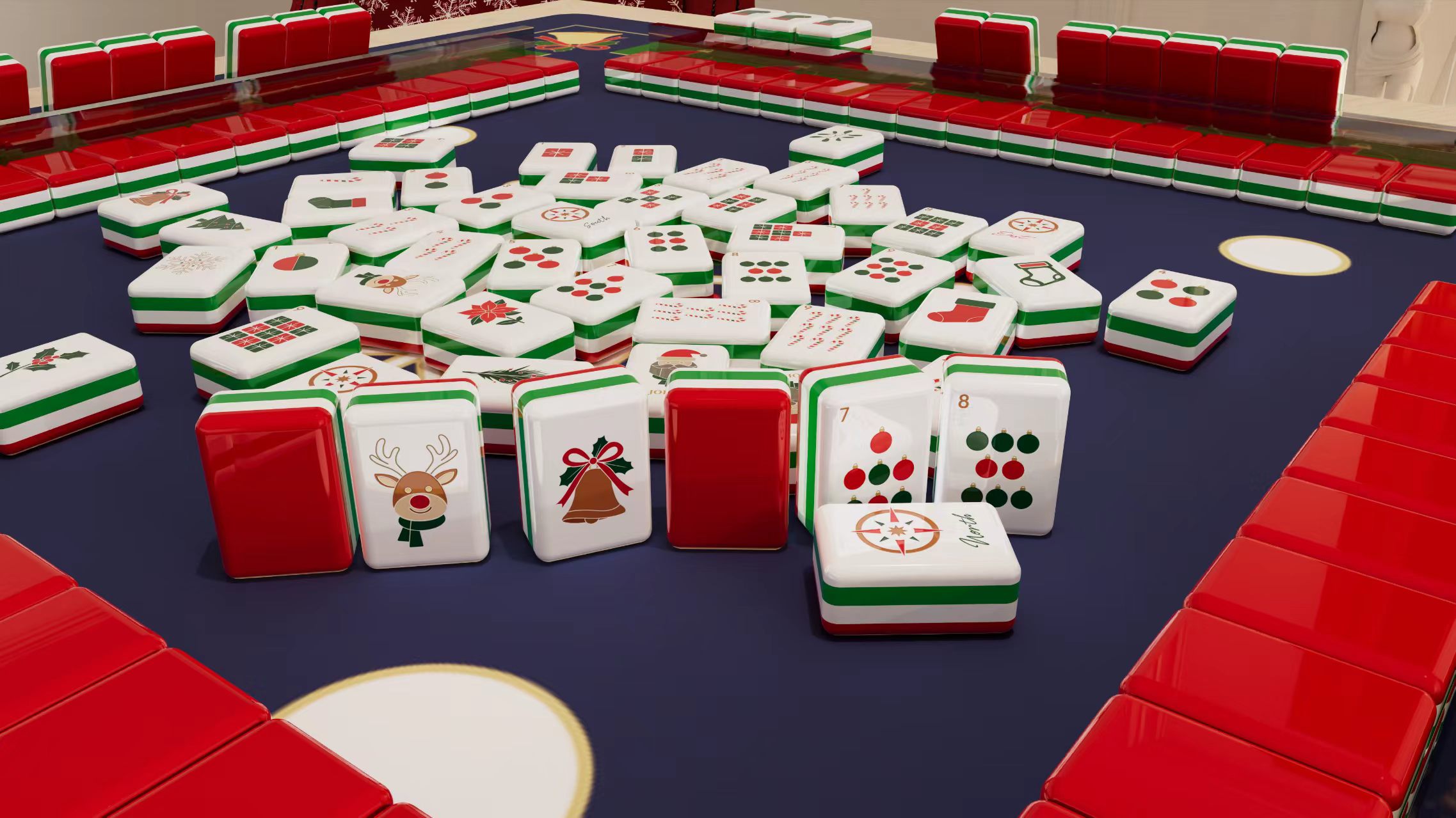 Christmas Cheer Mahjong Tiles product view 2
