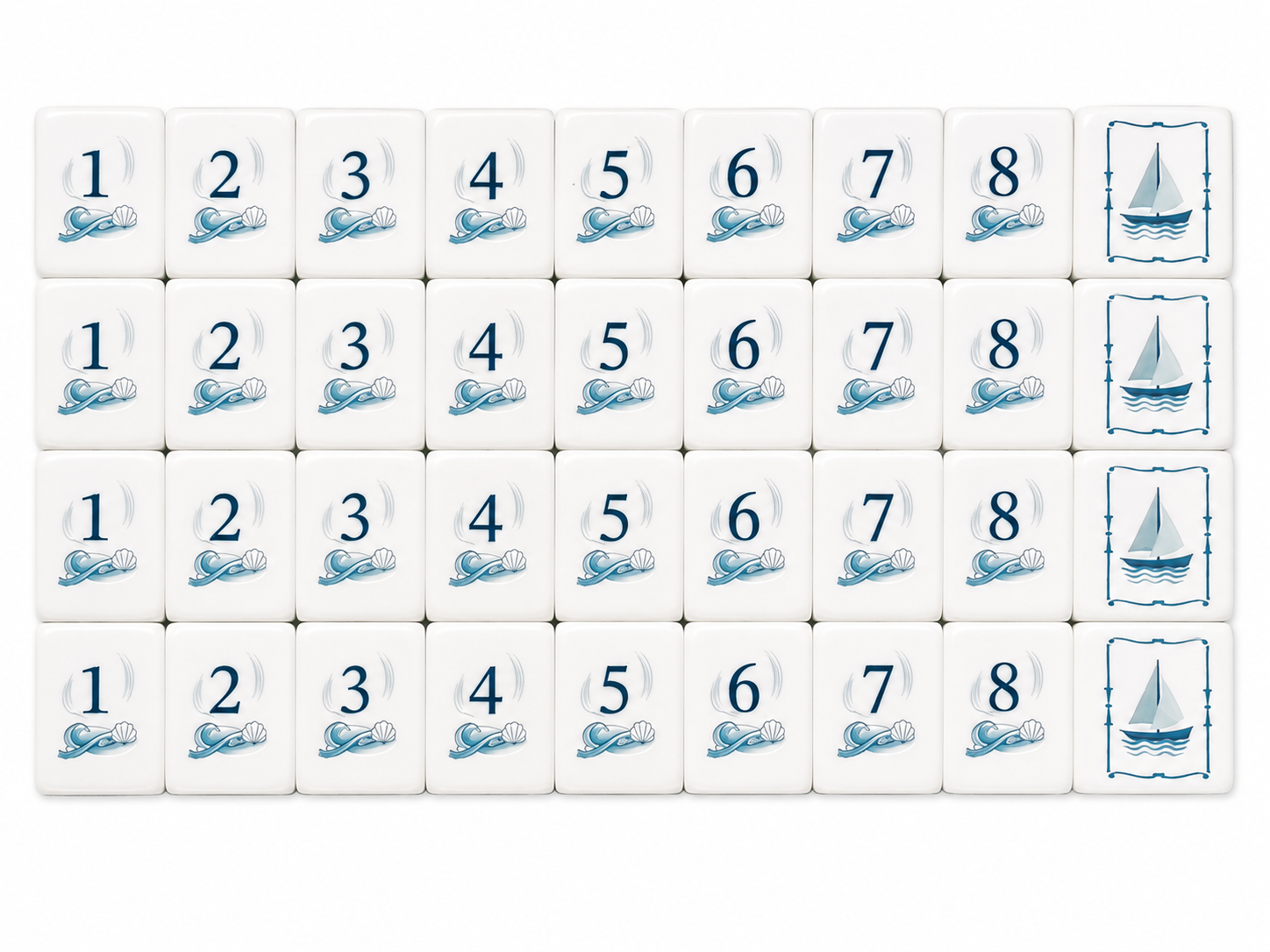 Ocean Breeze Mahjong Tiles product view 4