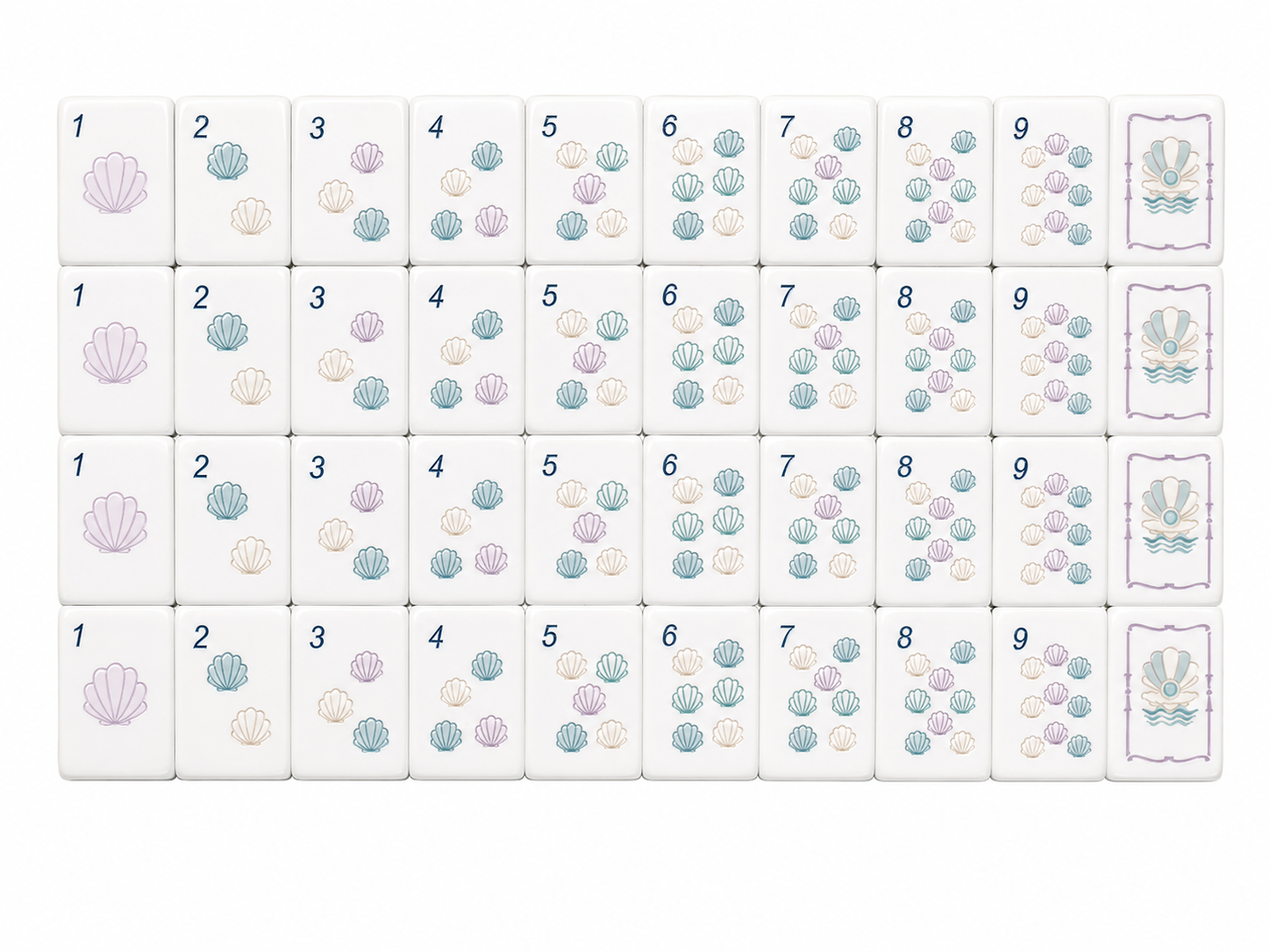 Ocean Breeze Mahjong Tiles product view 6