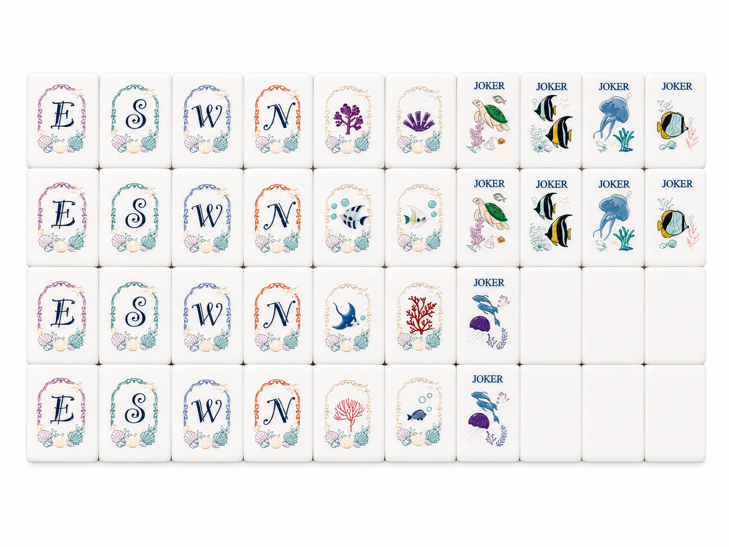Ocean Breeze Mahjong Tiles product view 7