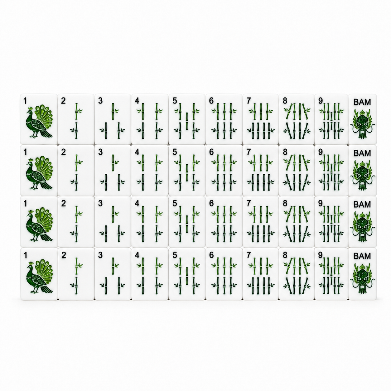 Jade Mist Mahjong Tiles product view 5