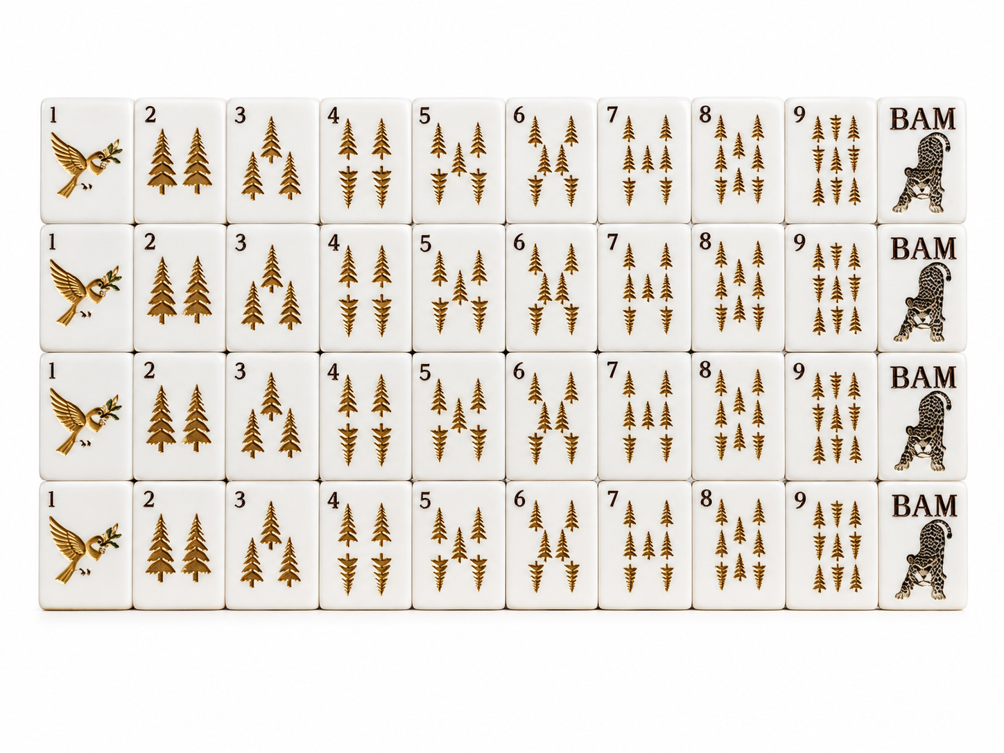 Leopard Luxe Mahjong Tiles product view 4