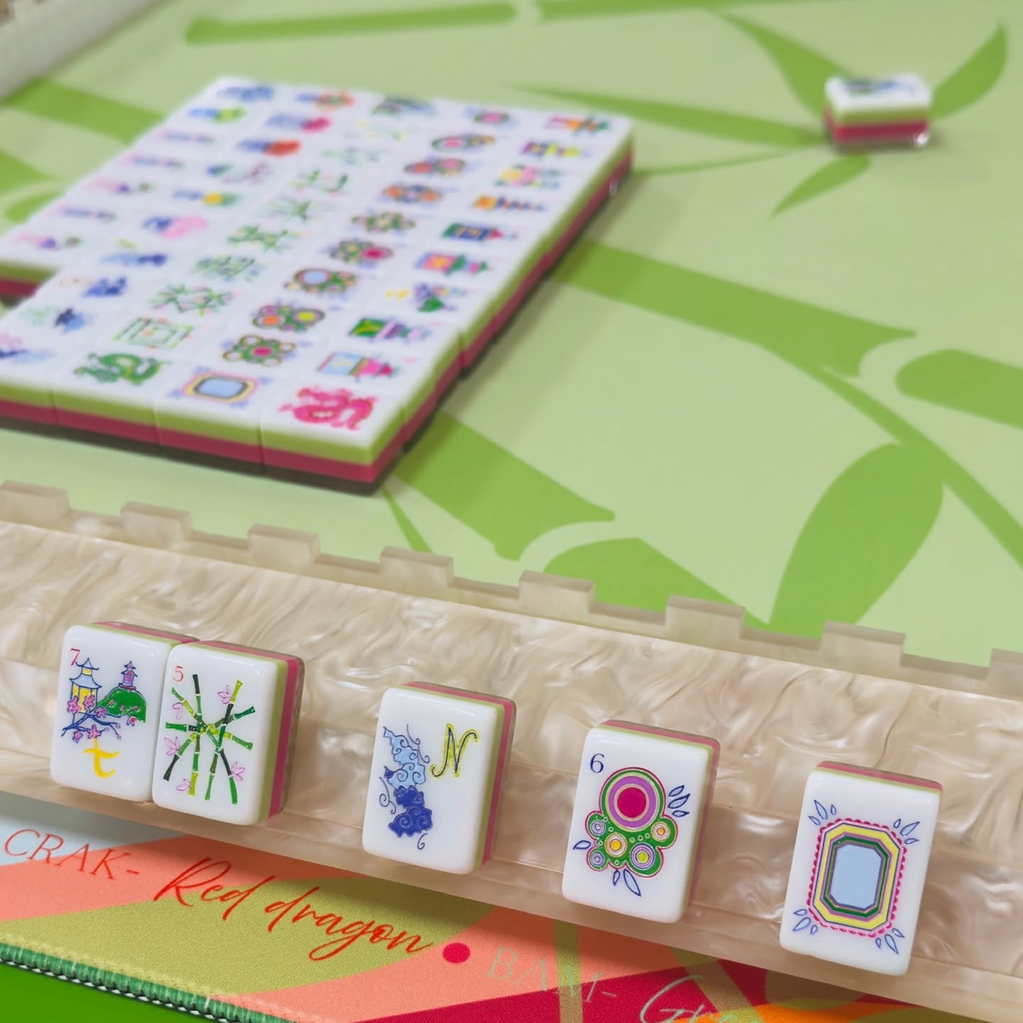 Chinoiserie Garden Mahjong Tiles product view 9