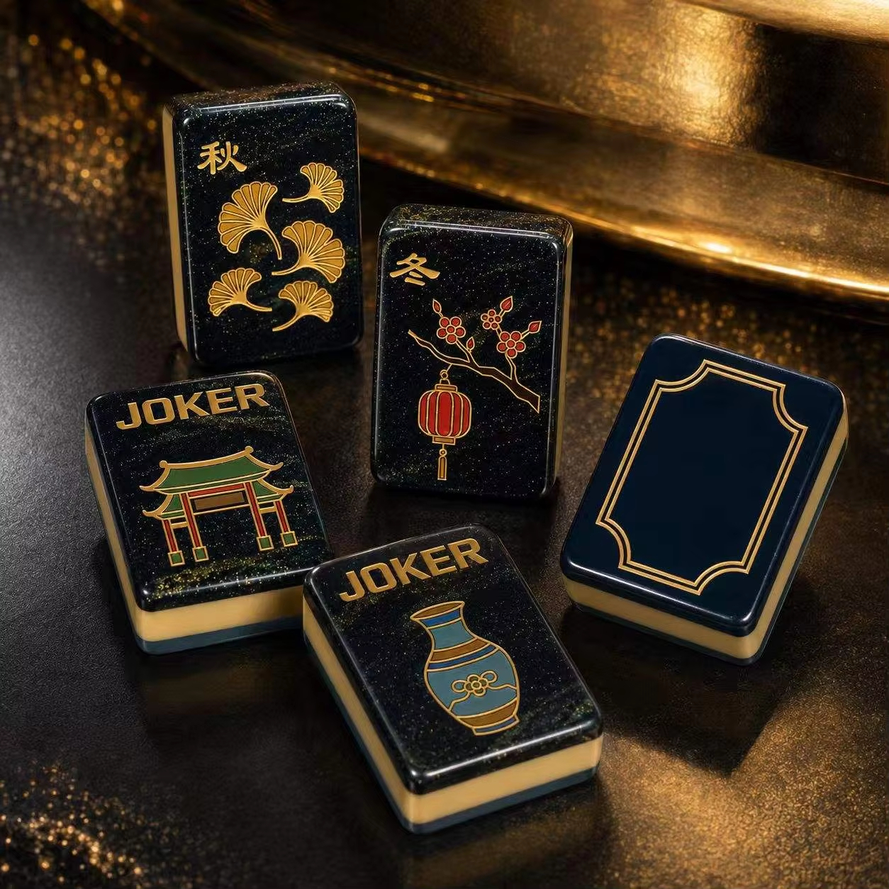 Midnight Dynasty American Mahjong Tiles product view 3
