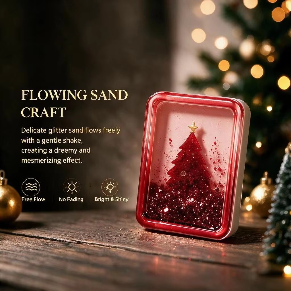 Red Christmas Glow Mahjong Tiles product image