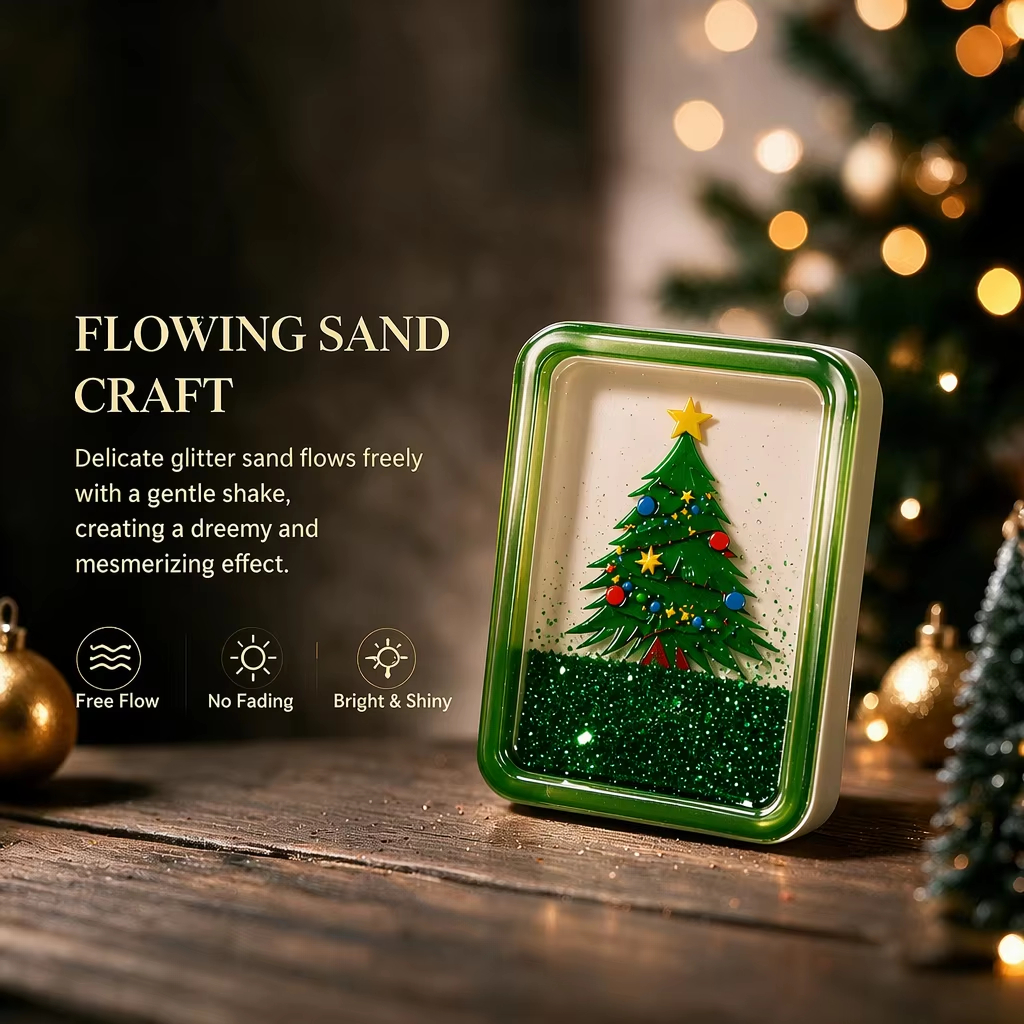 Green Christmas Glow Mahjong Tiles product image
