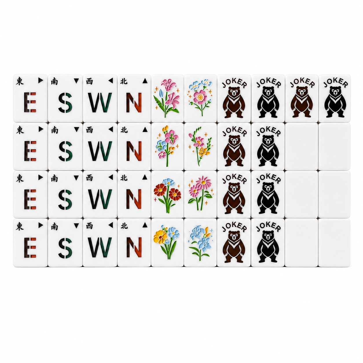 Emerald Vein Mahjong Tiles product view 7