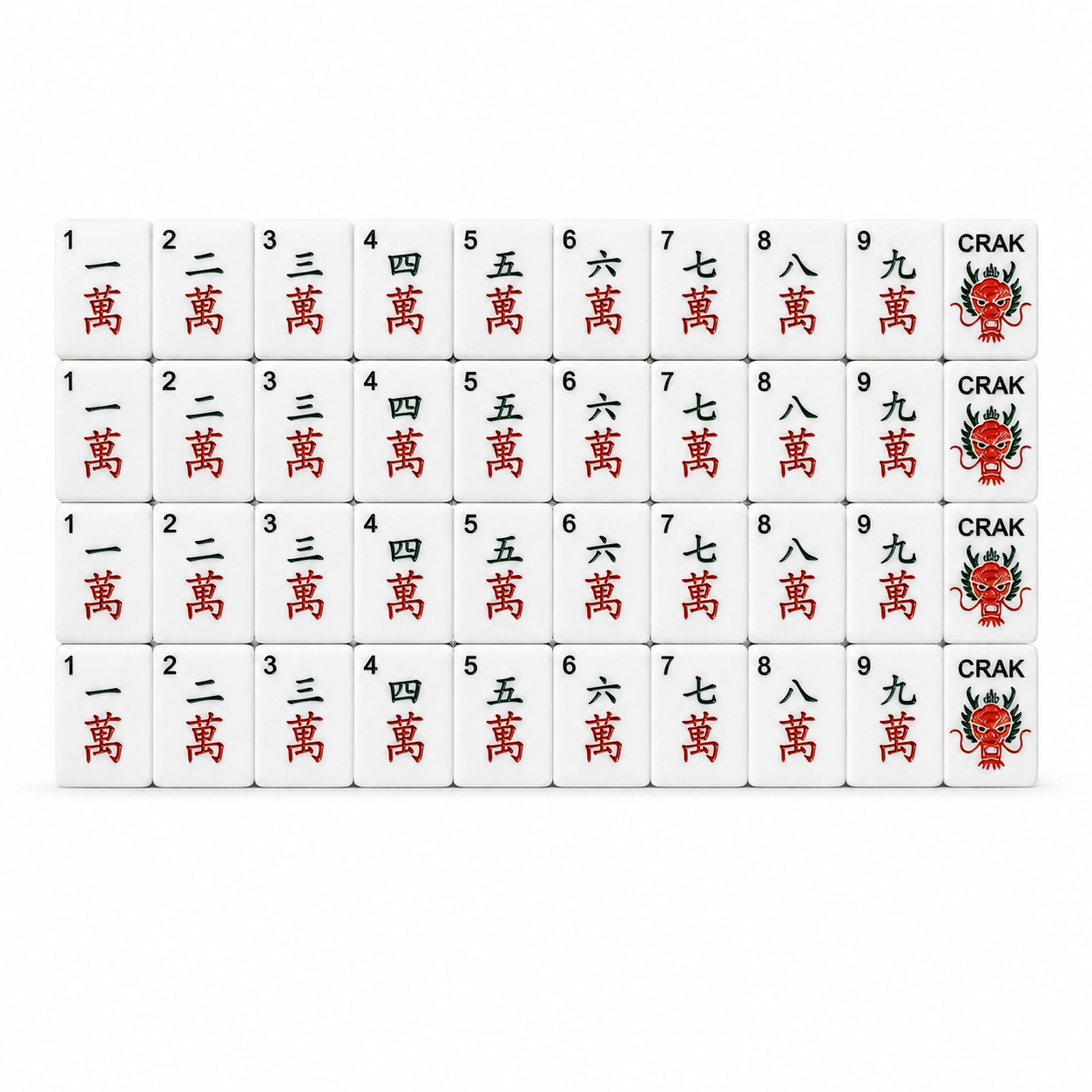 Emerald Vein Mahjong Tiles product view 4
