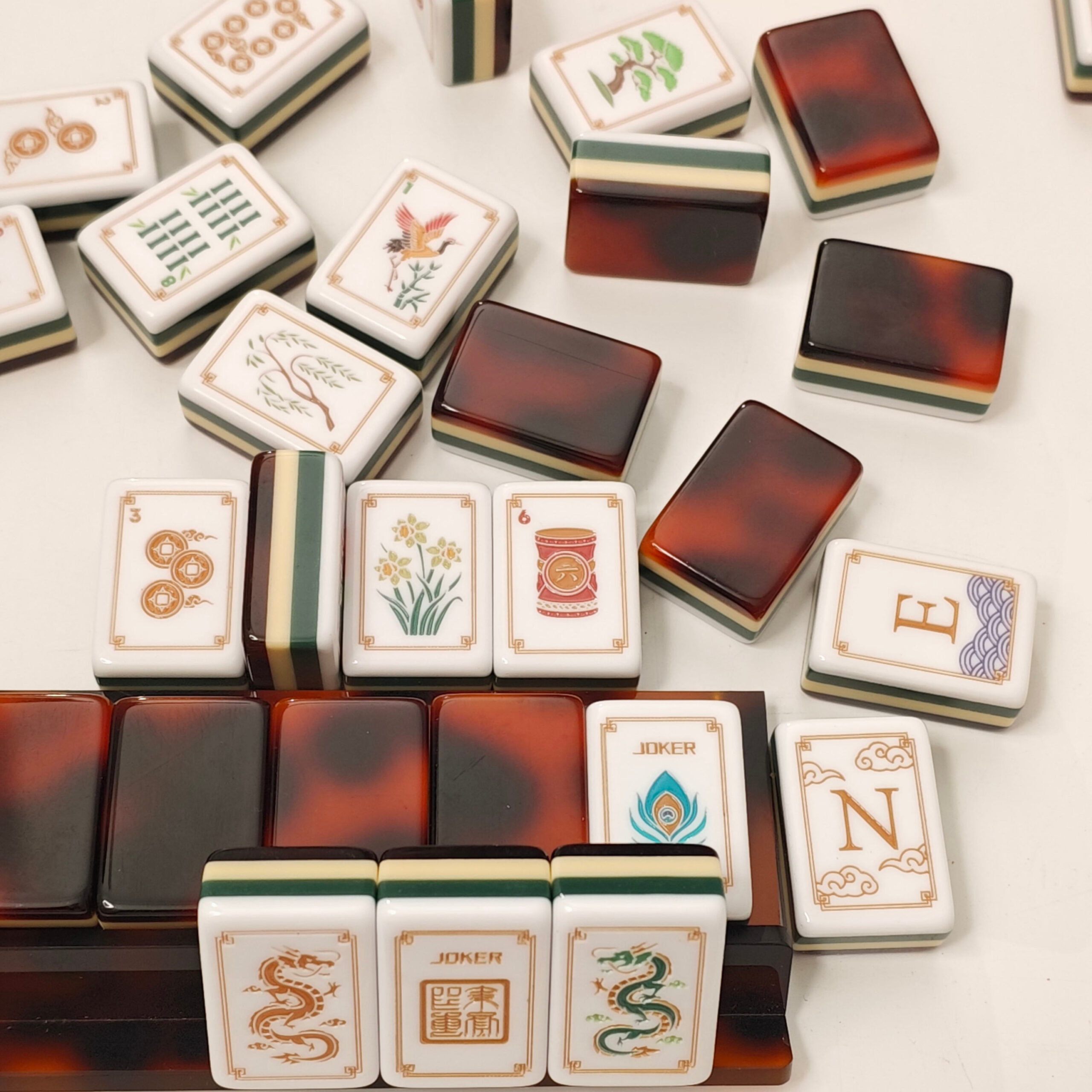 Imperial Tortoiseshell Mahjong Tiles product image