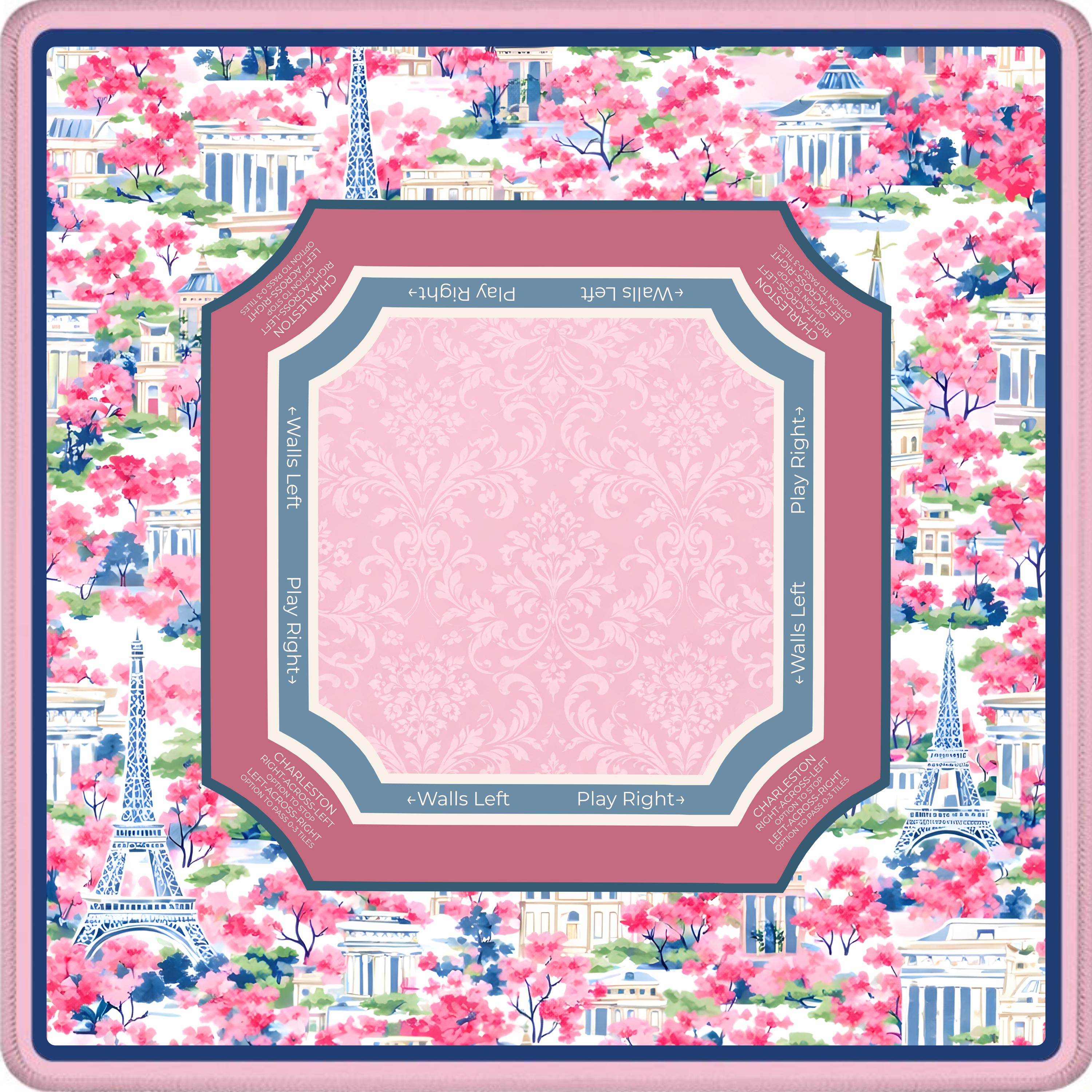 Chinoiserie Paris Mahjong Mat by Mahjong At Four