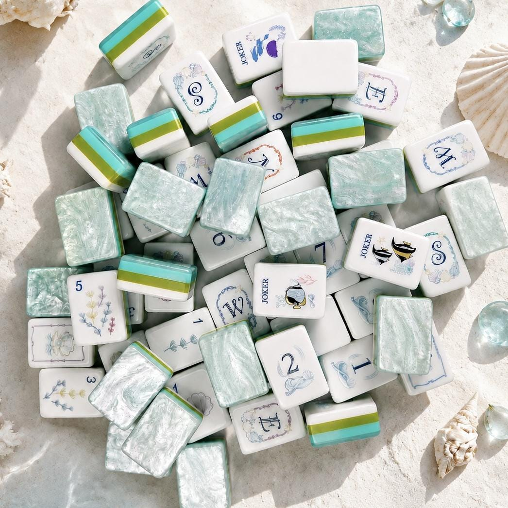 Ocean Breeze Mahjong Tiles product view 8