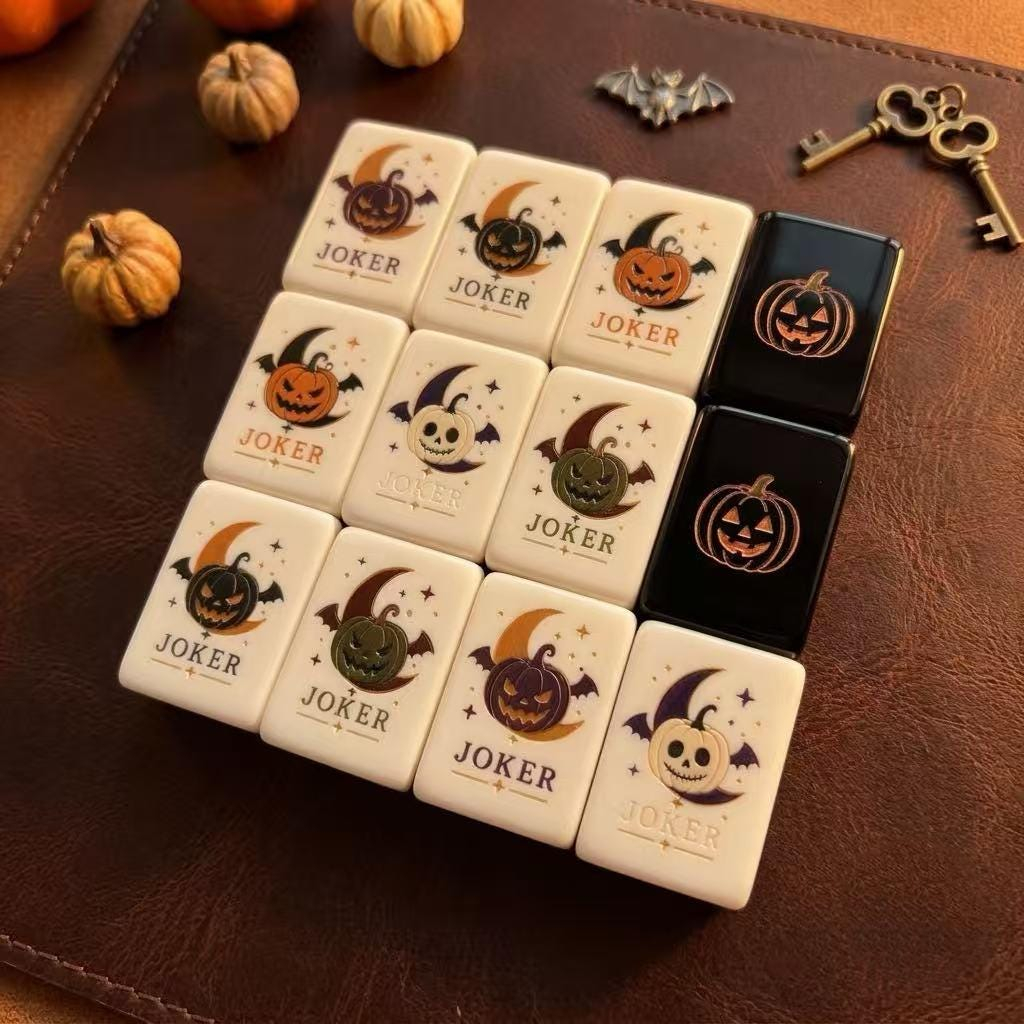 Midnight Spell Mahjong Tiles by Mahjong At Four