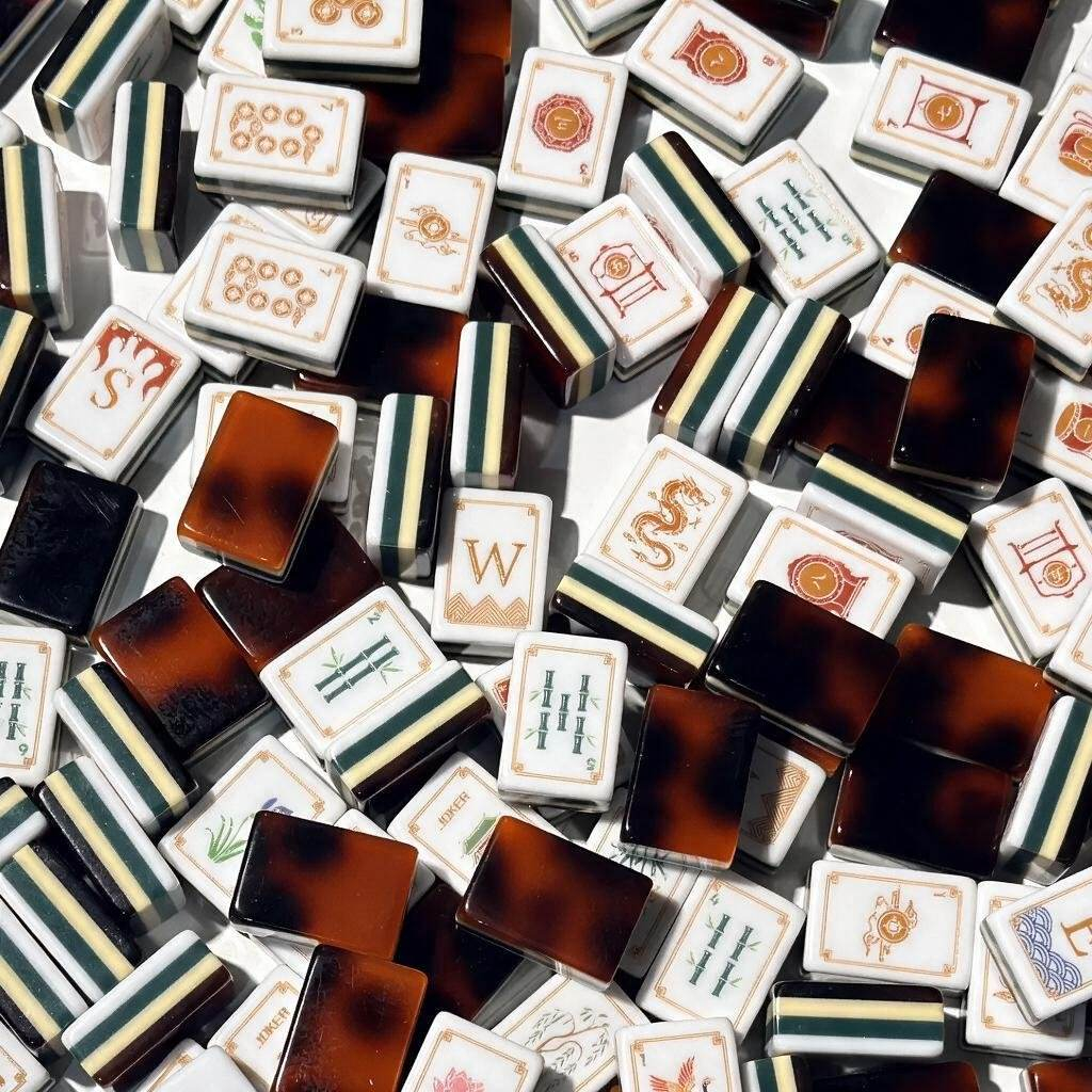 Imperial Tortoiseshell Mahjong Tiles product image