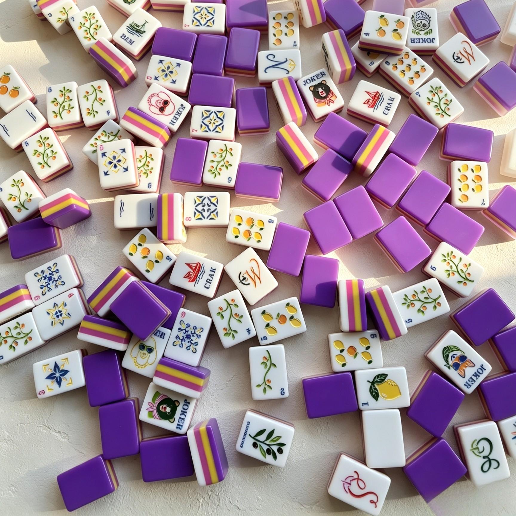 Mediterranean Citrus Mahjong Tiles product view 4