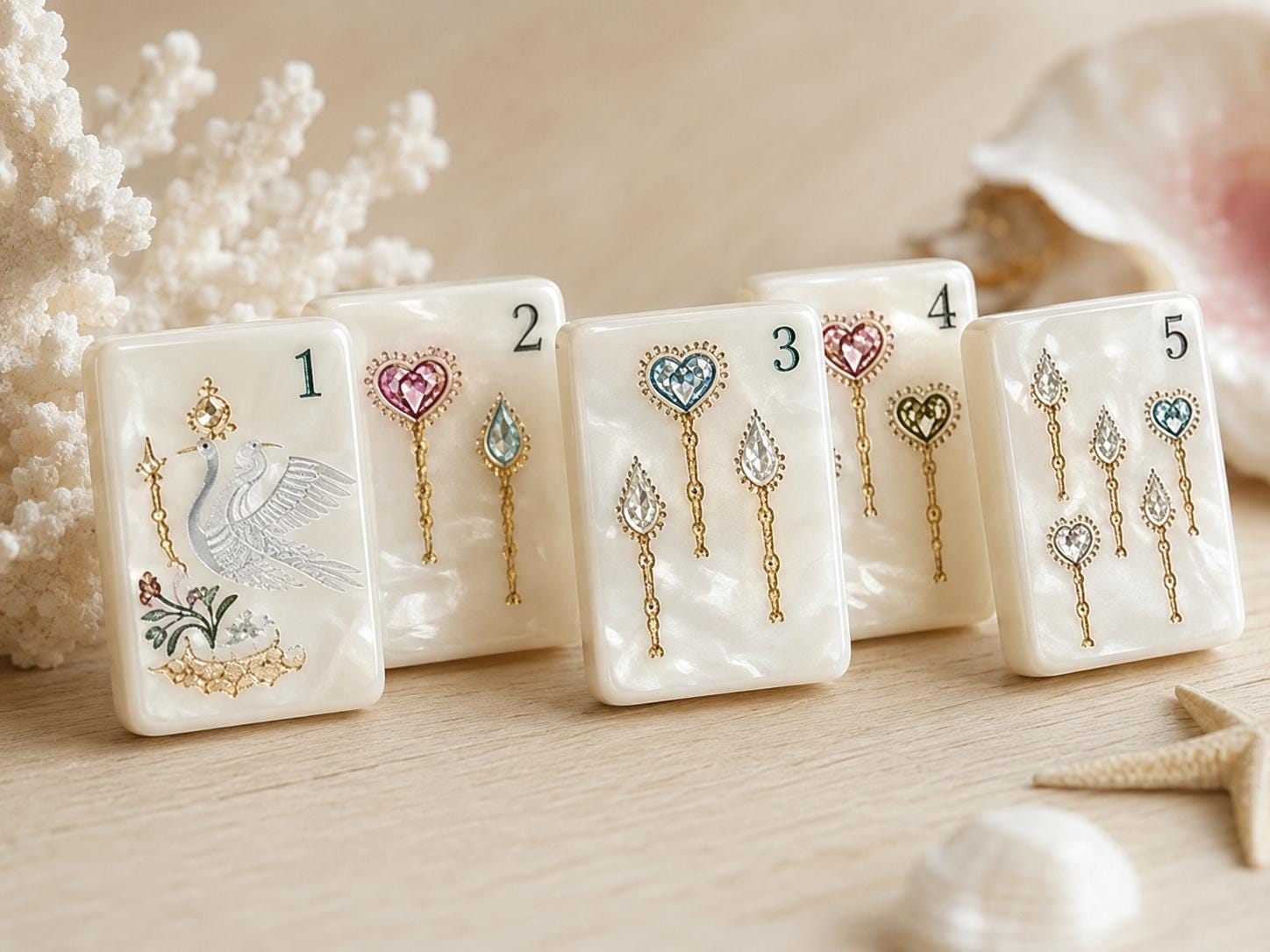 Pearlescent Mahjong Tiles product view 5