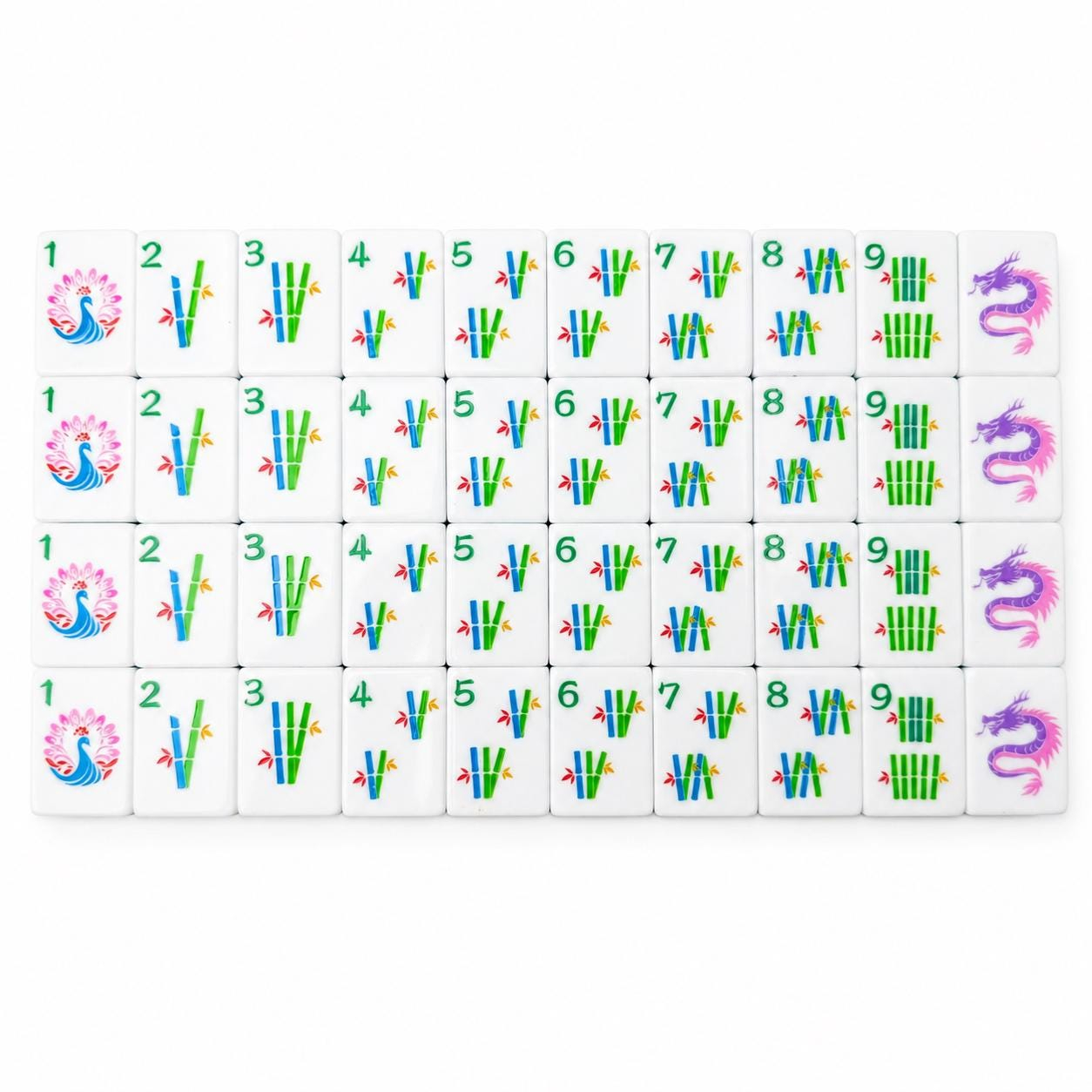 Azure Pearl Mahjong Tiles product view 5