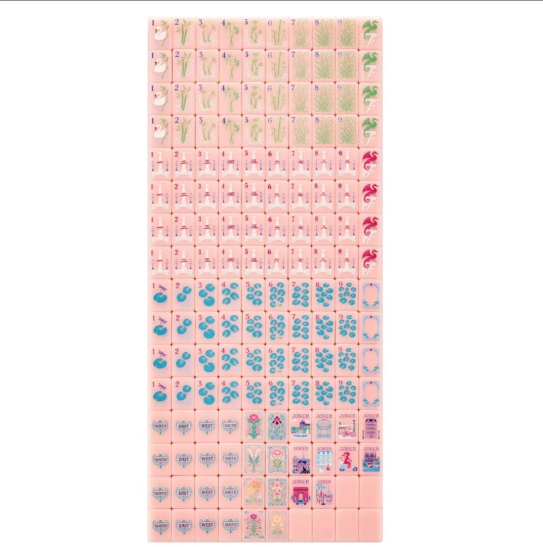 Pink Paris Mahjong Tiles product view 5