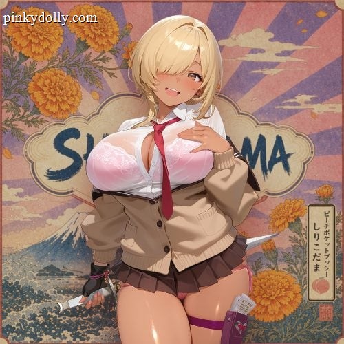 SHIRIKODAMA – Peach Pocket Pussy Male Masturbator – Ruka