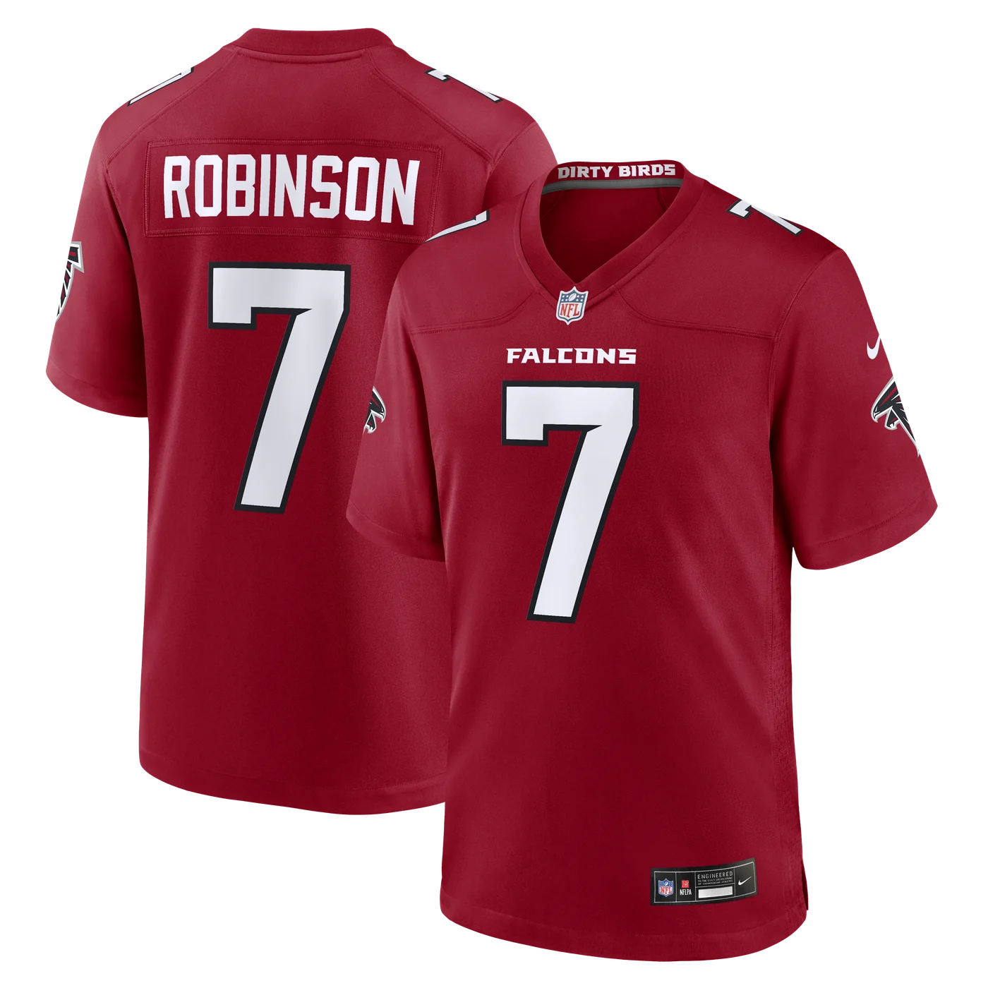 Bijan Robinson Atlanta Falcons Game Jersey - Red-ProSportsKit