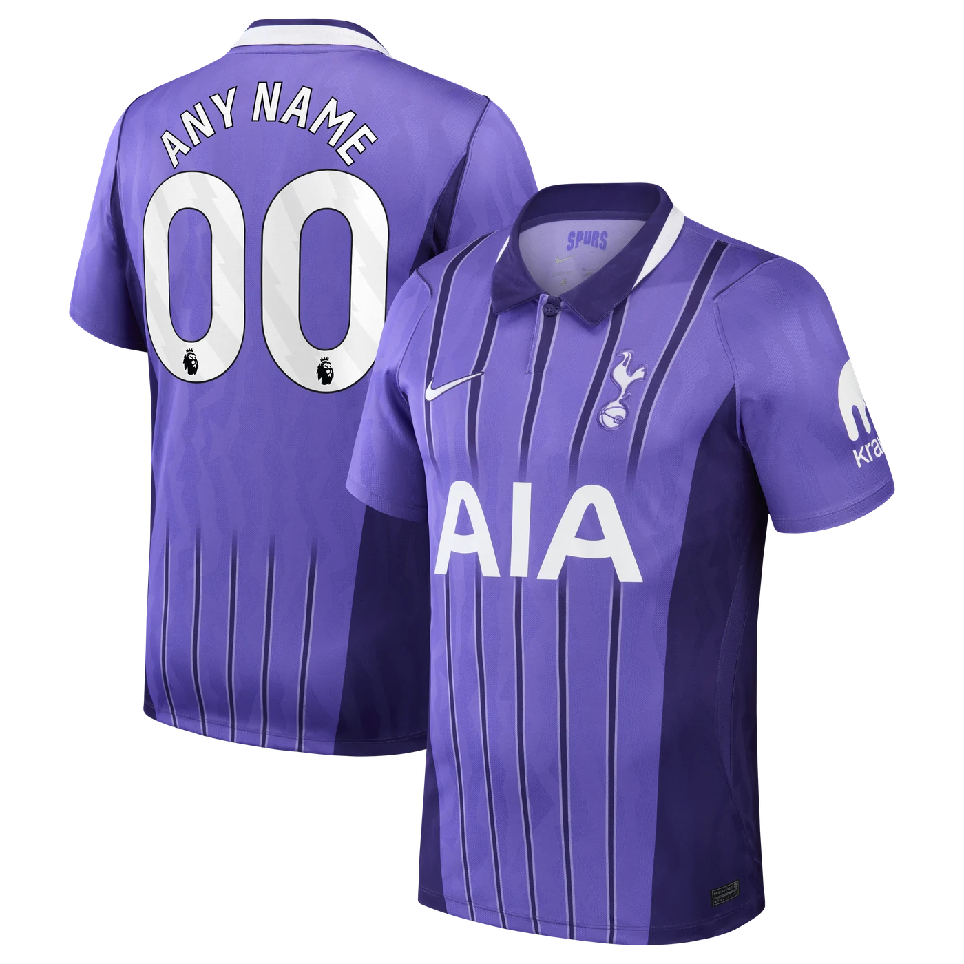 Tottenham Hotspur 2026/27 Third Stadium Replica Custom Jersey - Purple-ProSportsKit
