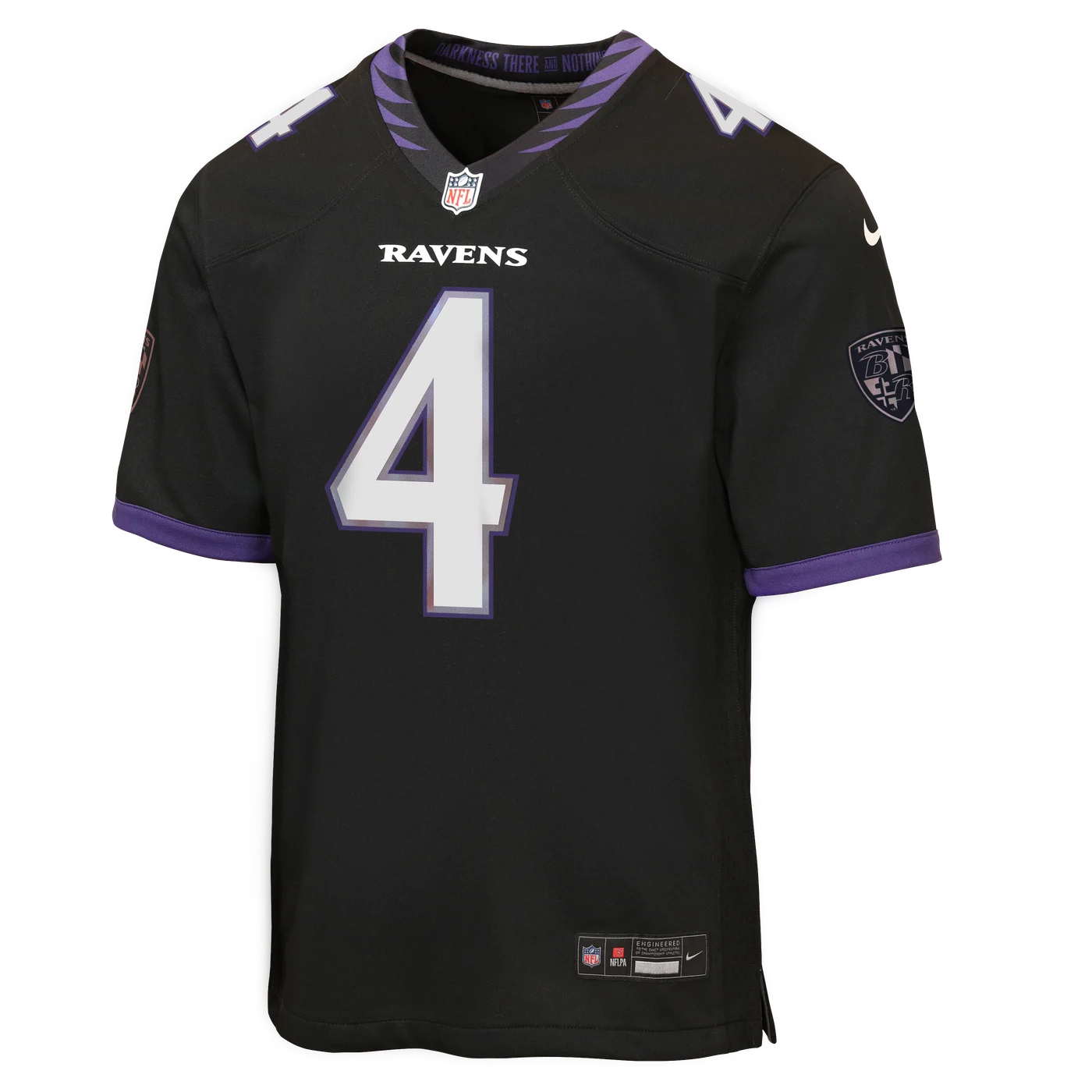 Zay Flowers Baltimore Ravens Youth Alternate Game Jersey - Black-ProSportsKit