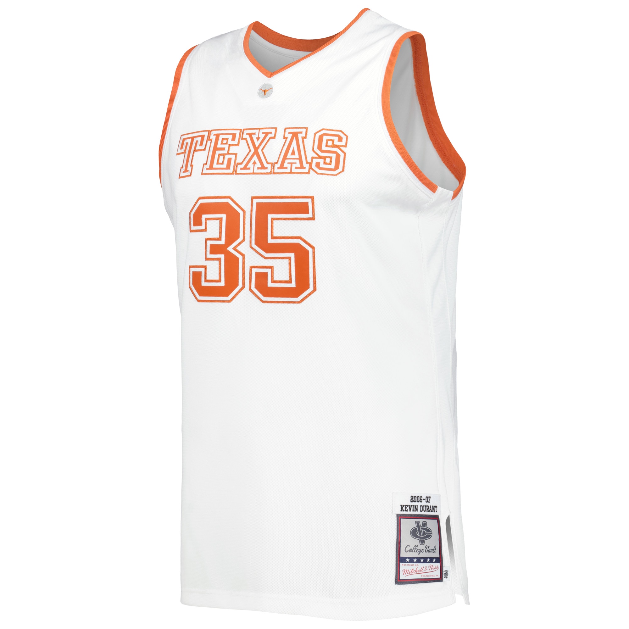 Kevin Durant Texas Longhorns 2006/07 Throwback Jersey - White-ProSportsKit