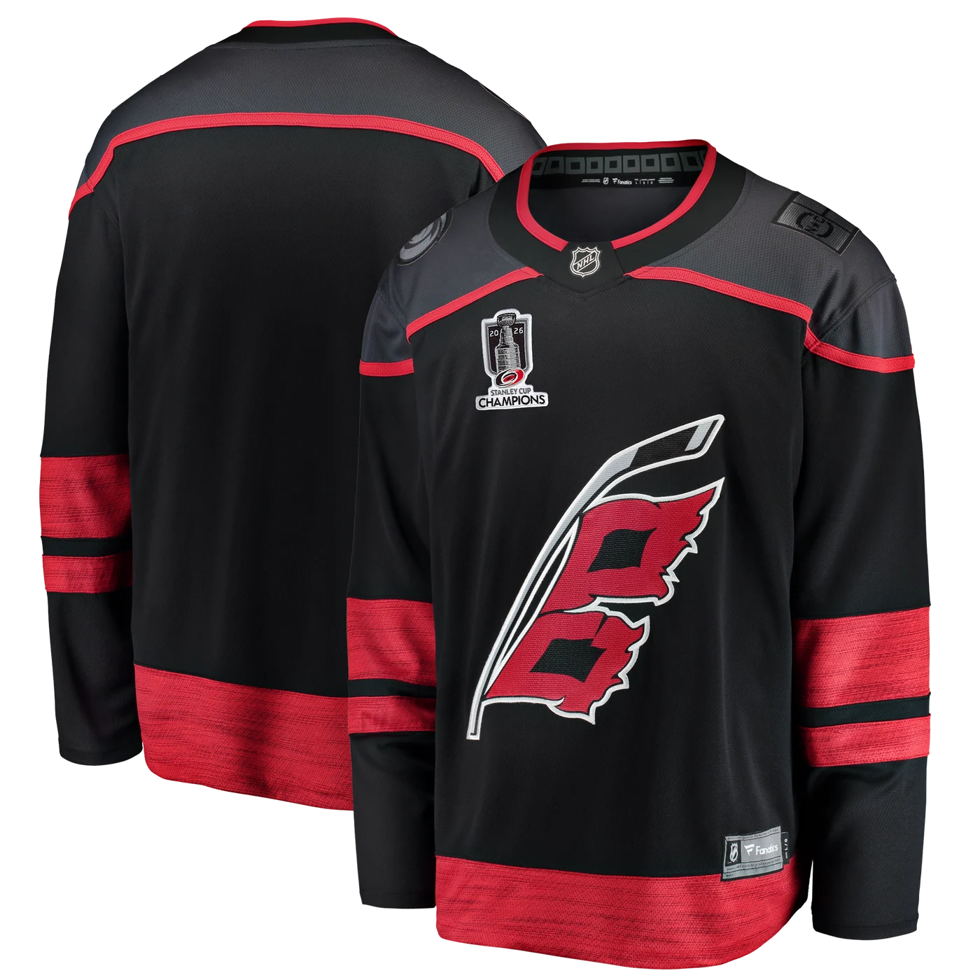 Carolina Hurricanes 2026 Stanley Cup Champions Home Breakaway Jersey - Black-ProSportsKit