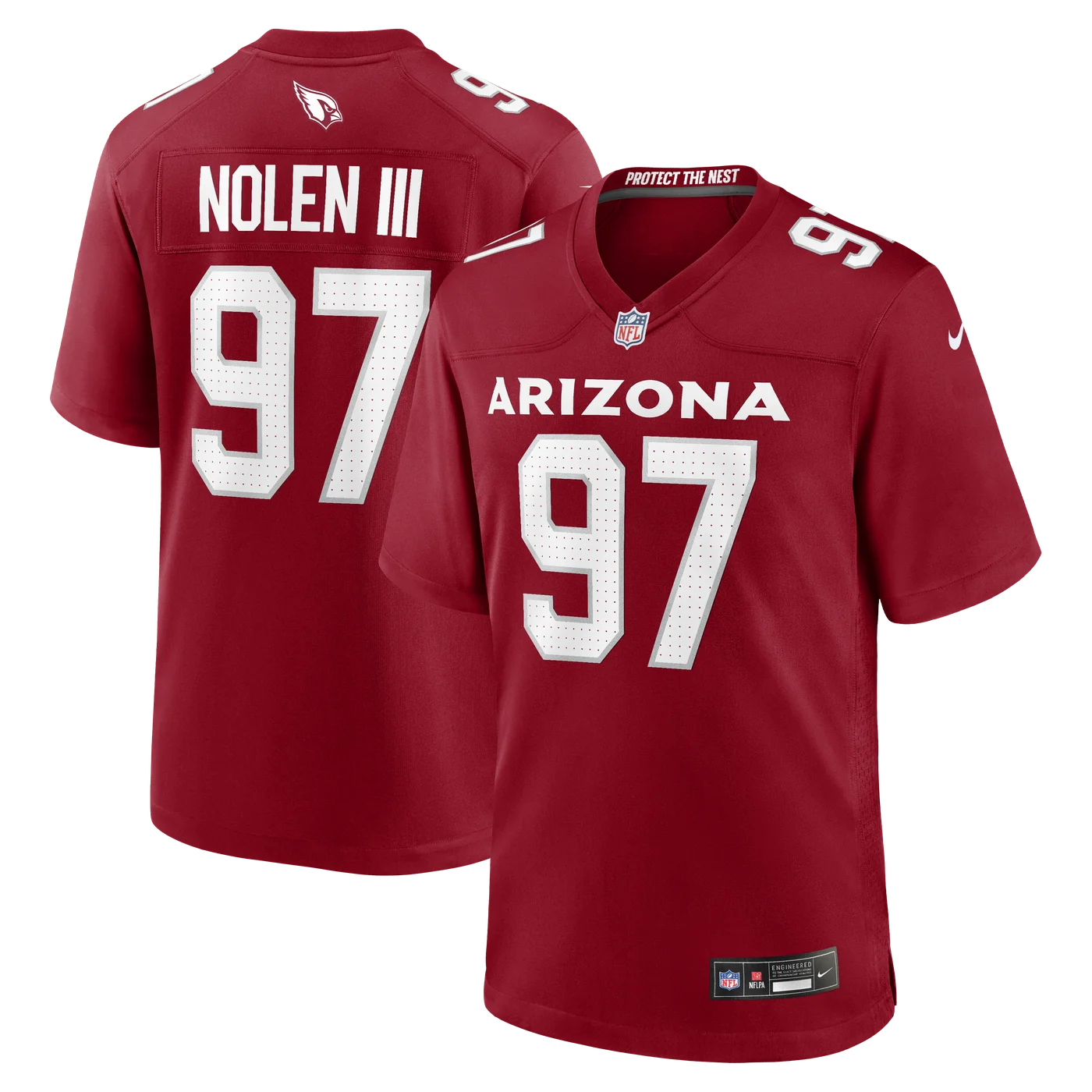 Walter Nolen Arizona Cardinals Game Player Jersey - Cardinal-ProSportsKit