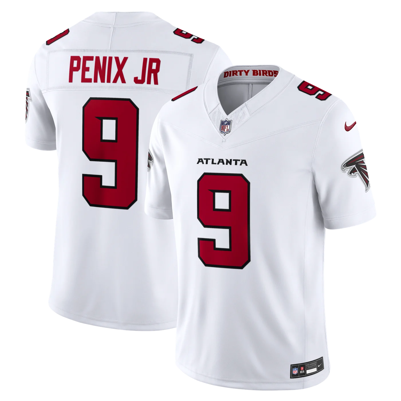 Michael Penix Jr. Atlanta Falcons Vapor F.U.S.E. Stitched Limited Jersey - White-ProSportsKit