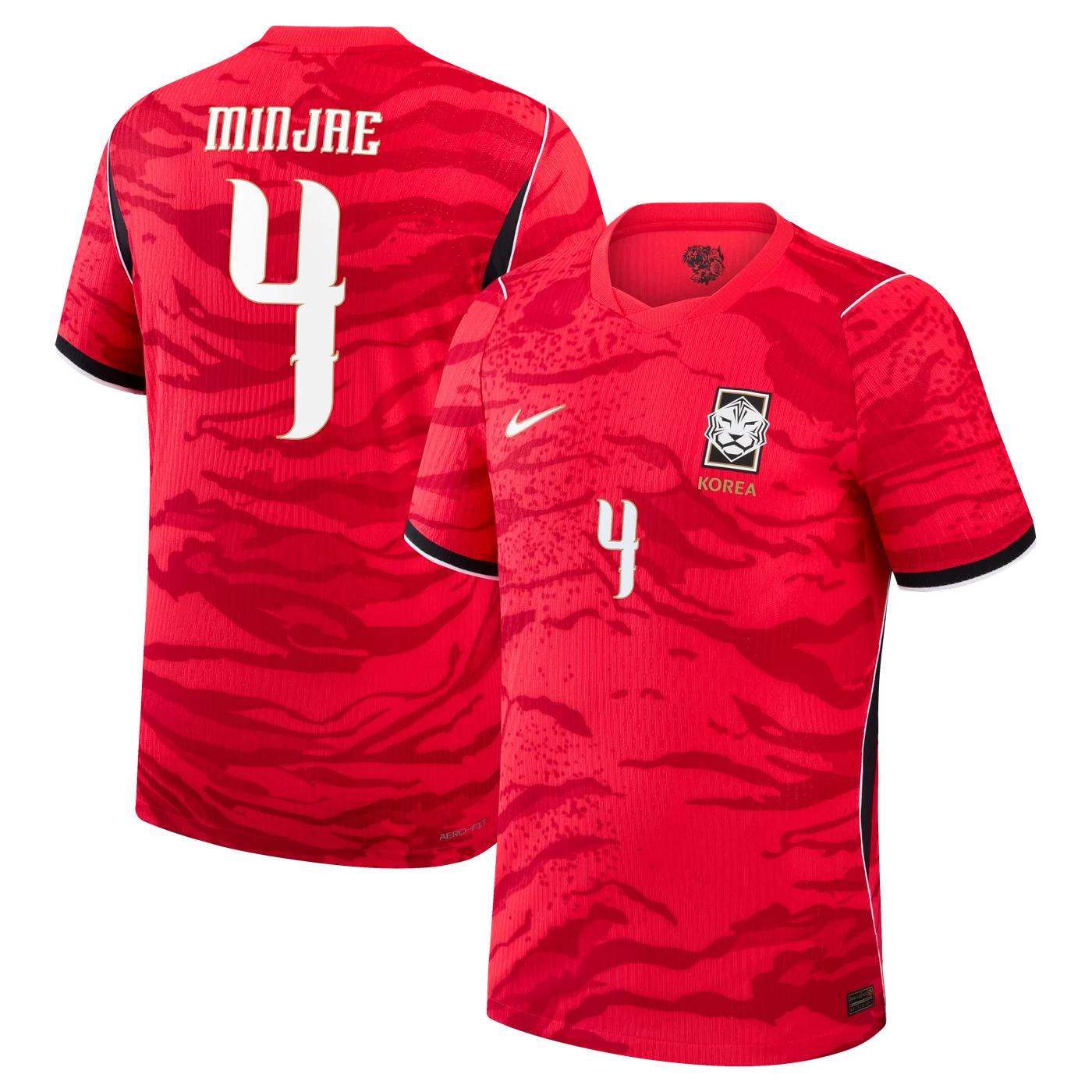Kim Min-jae South Korea National Team 2026 Home Match Jersey - Red-ProSportsKit