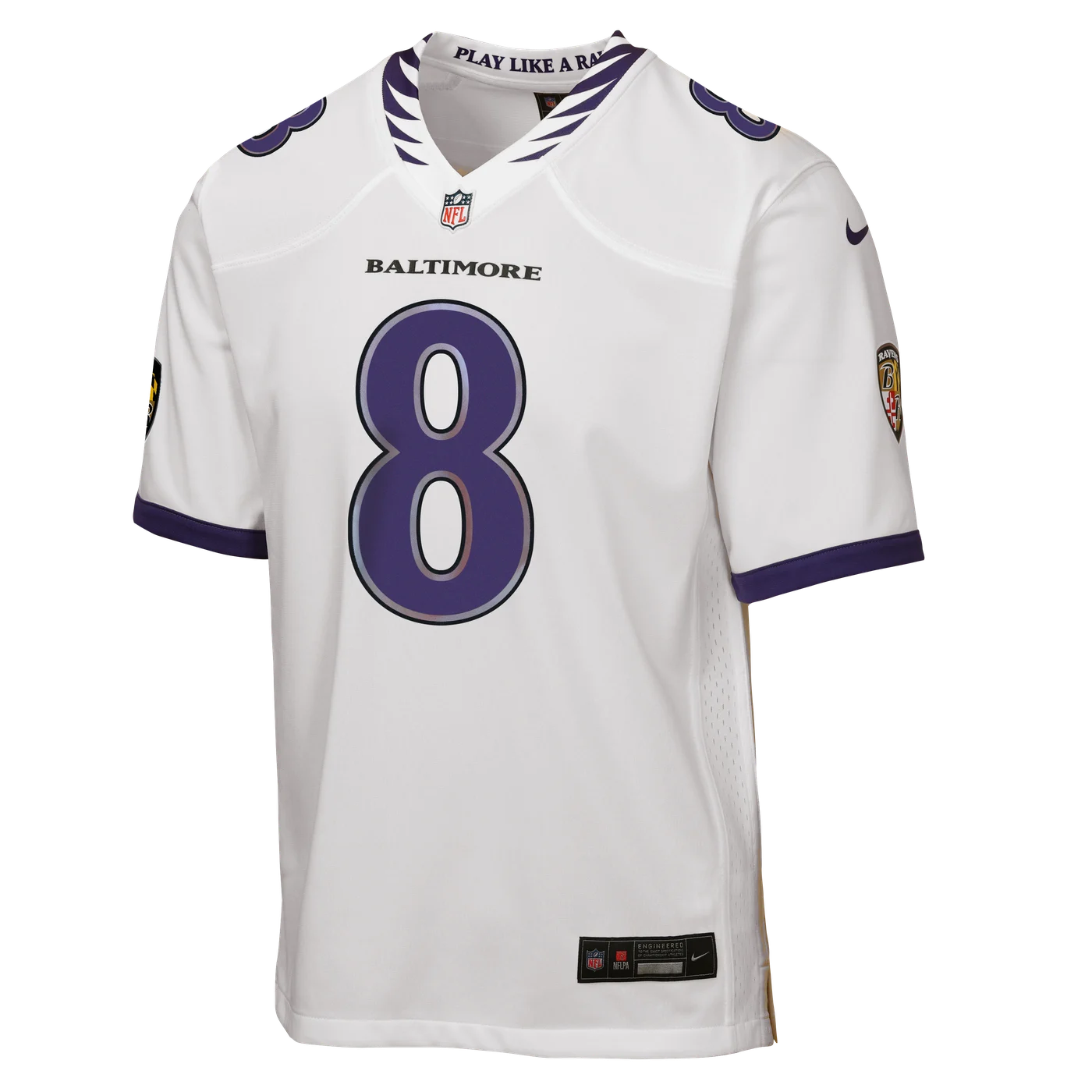 Lamar Jackson Baltimore Ravens Youth Game Jersey - White-ProSportsKit