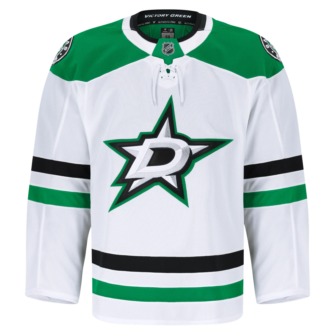 Dallas Stars Away Pro Jersey - White-ProSportsKit