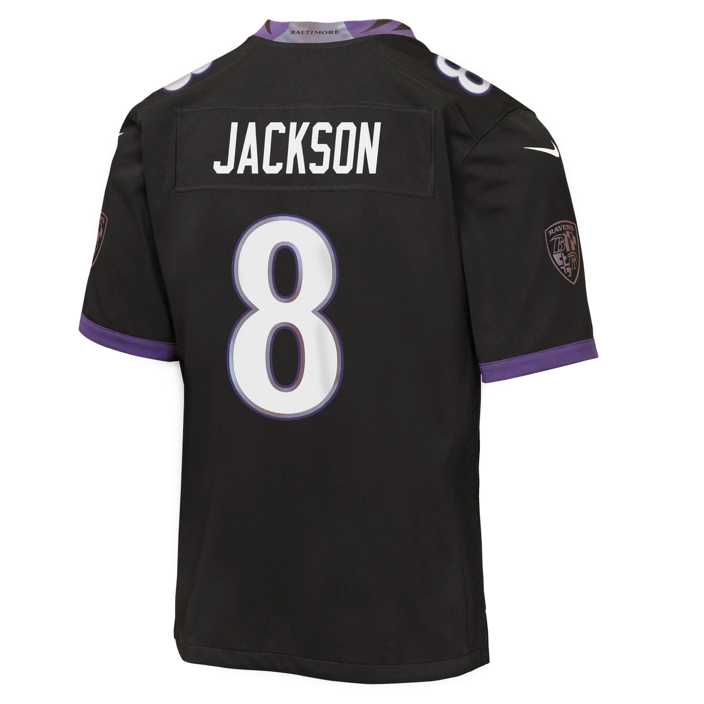 Lamar Jackson Baltimore Ravens Youth Alternate Game Jersey - Black-ProSportsKit