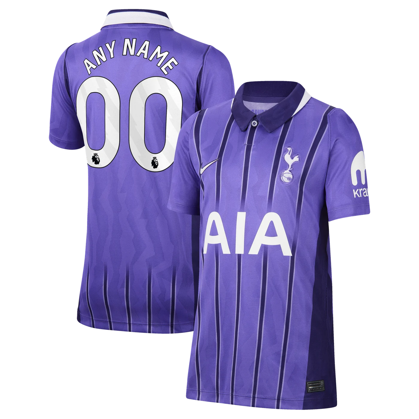 Tottenham Hotspur Youth 2026/27 Third Stadium Replica Custom Jersey - Purple-ProSportsKit