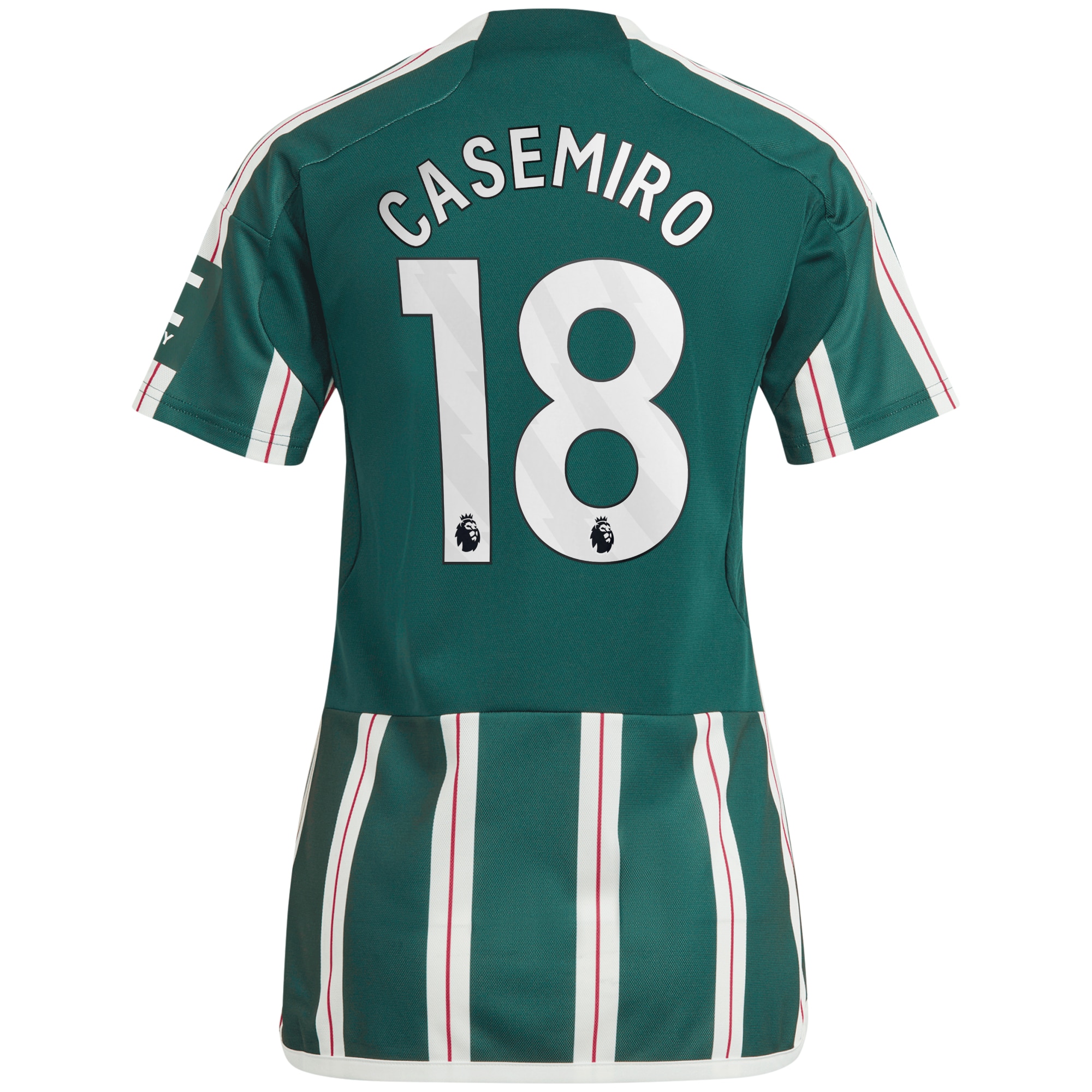 Casemiro Manchester United Women's 2023/24 Away Replica Player Jersey - Green-ProSportsKit