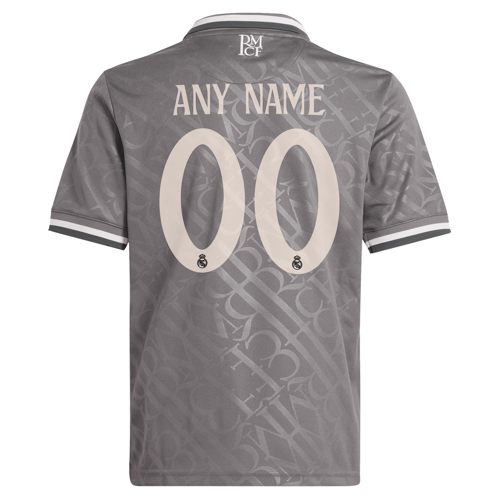 Real Madrid Originals Youth 2024/25 Third Replica Custom Jersey - Charcoal-ProSportsKit