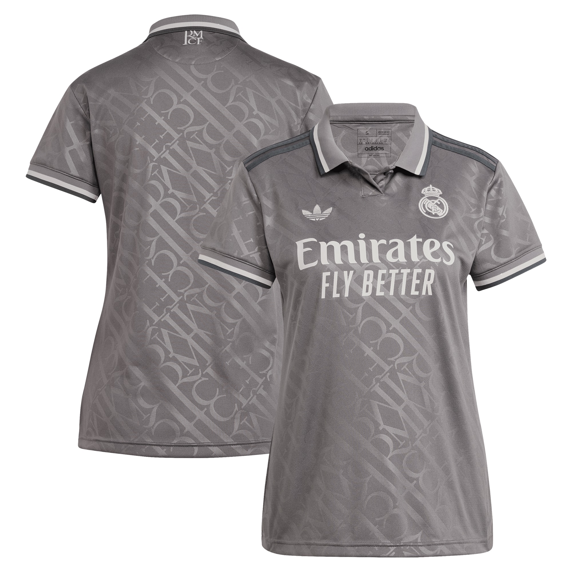 Real Madrid Originals Women's 2024/25 Third Replica Jersey - Charcoal-ProSportsKit