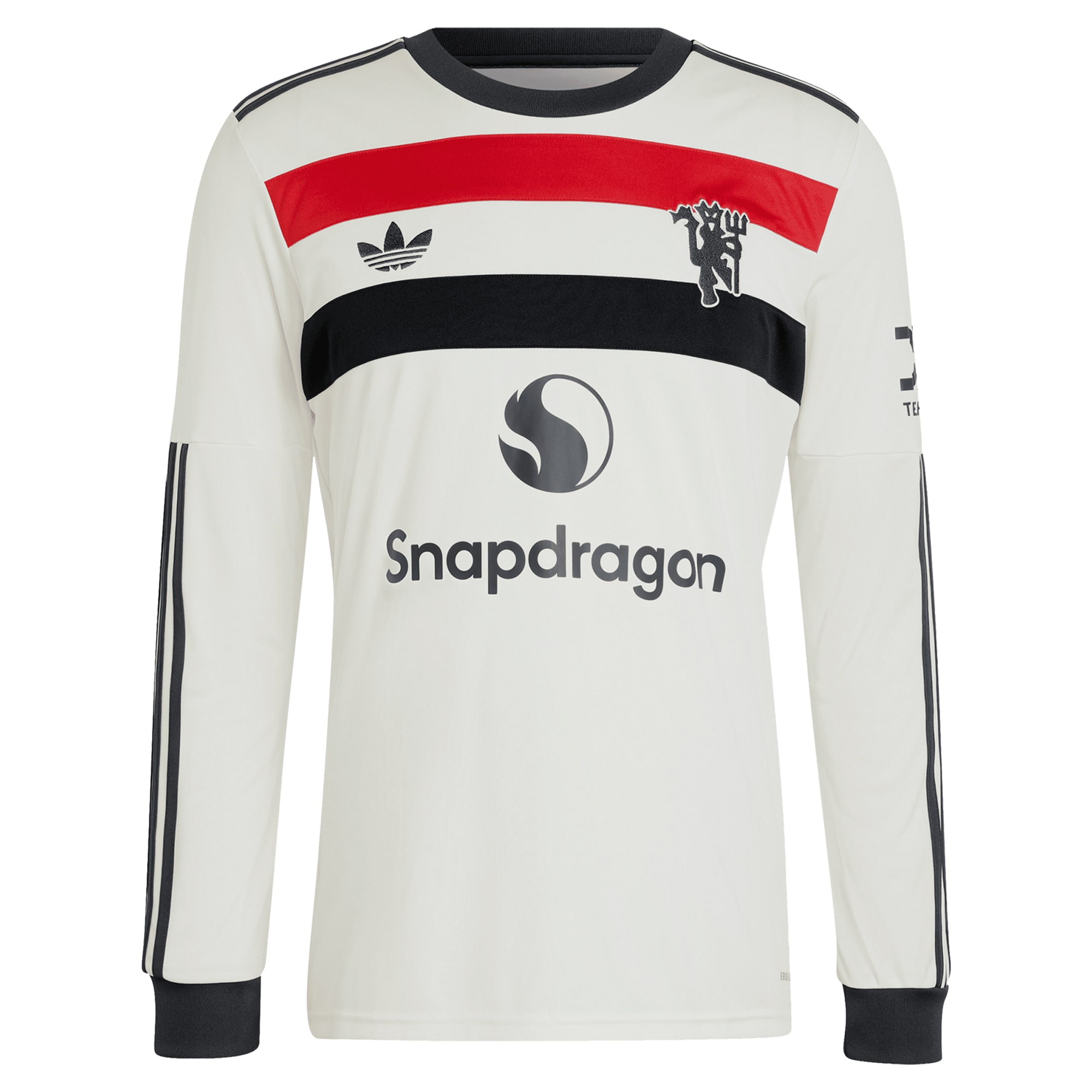 Marcus Rashford Manchester United Originals 2024/25 Third Replica Long Sleeve Jersey - Cream-ProSportsKit