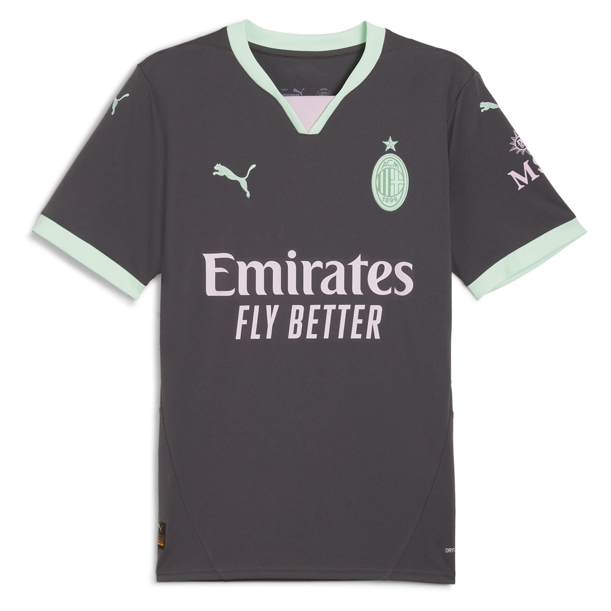 Christian Pulisic AC Milan 2024/25 Third Replica Player Jersey - Charcoal-ProSportsKit